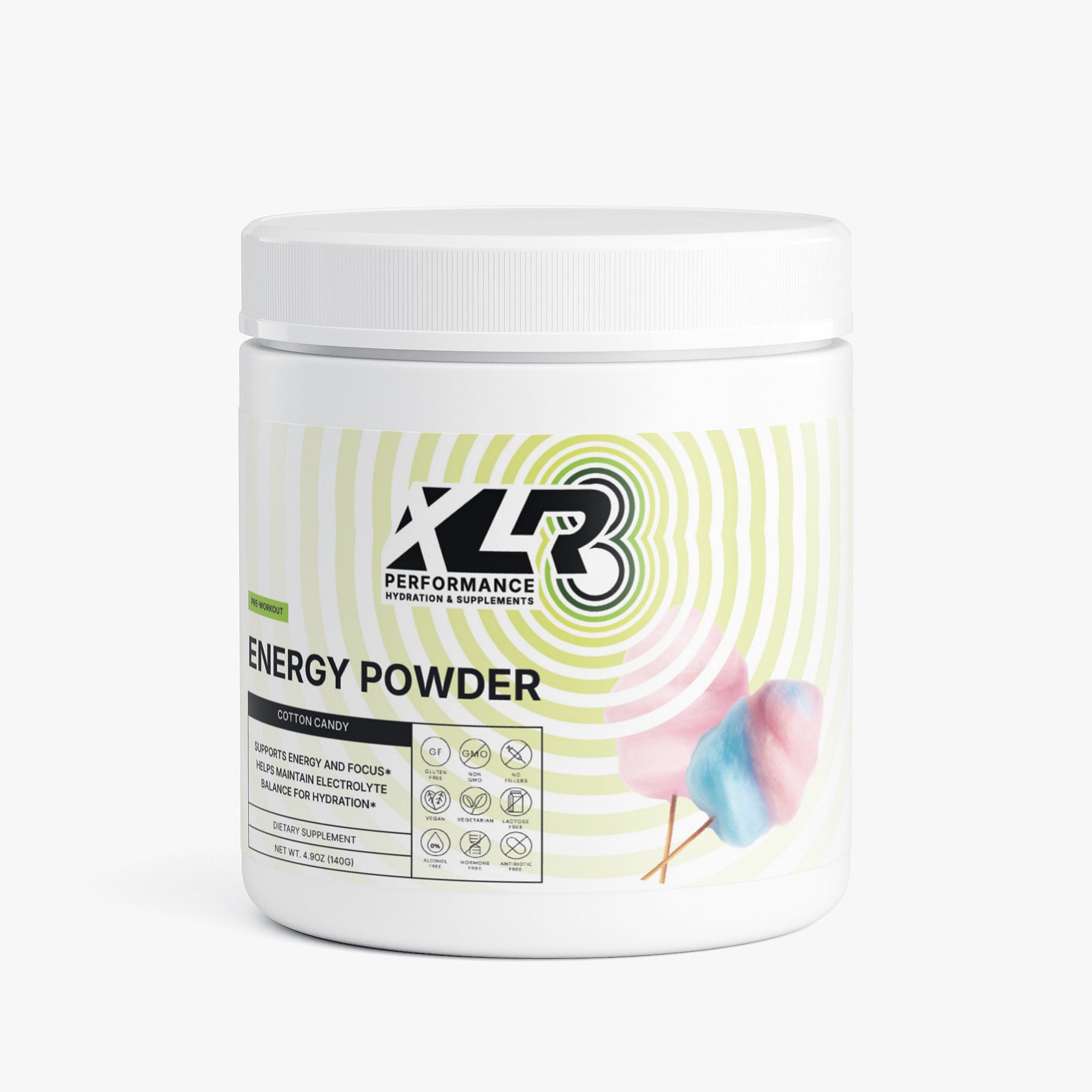 XLR8 Energy Powder (Cotton Candy)