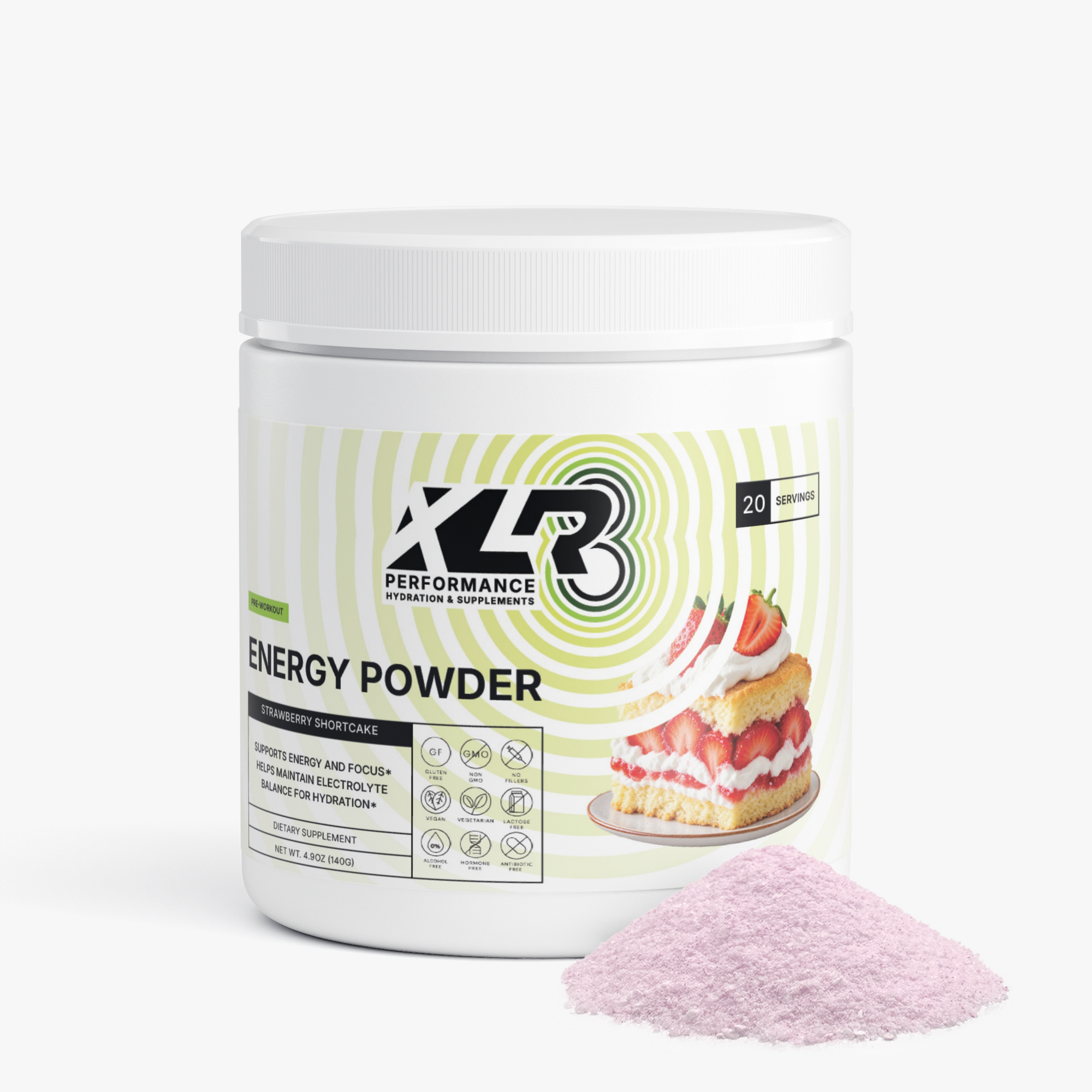 XLR8 Energy Powder (Strawberry Shortcake)