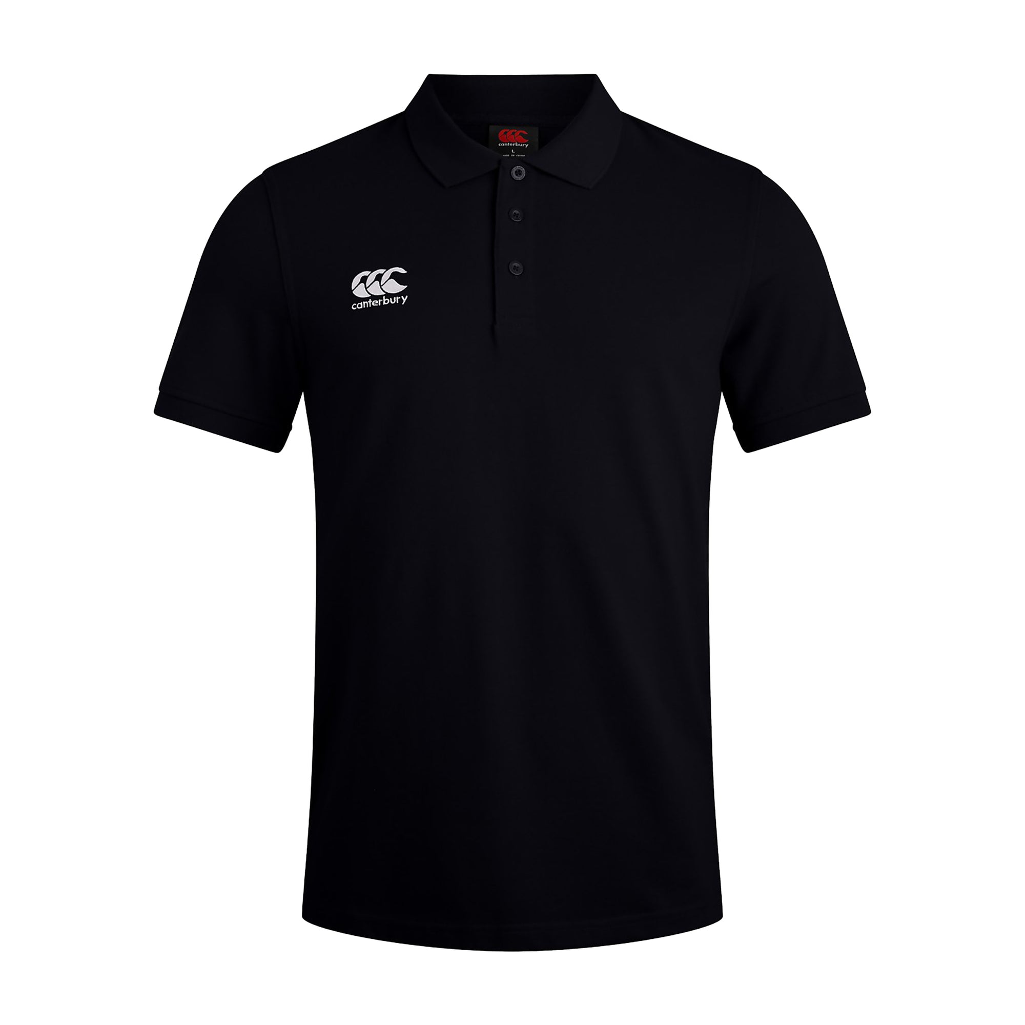 Canterbury CCC Waimak Polo Rugby Shirt - Adult Unisex Sizing XS-4XL - Black