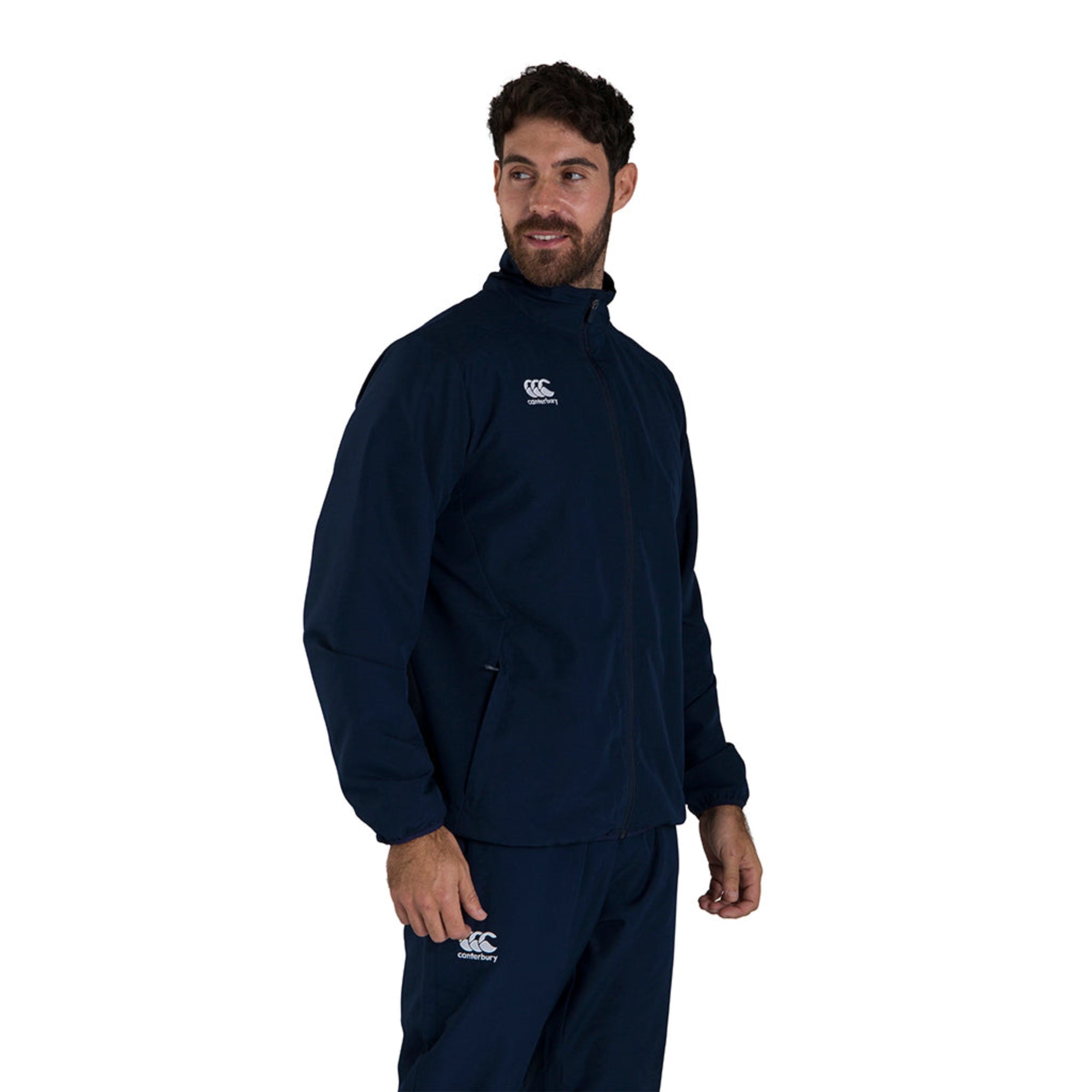Canterbury CCC Club Track Jacket - Unisex Sizing XS-4XL - Navy/Black