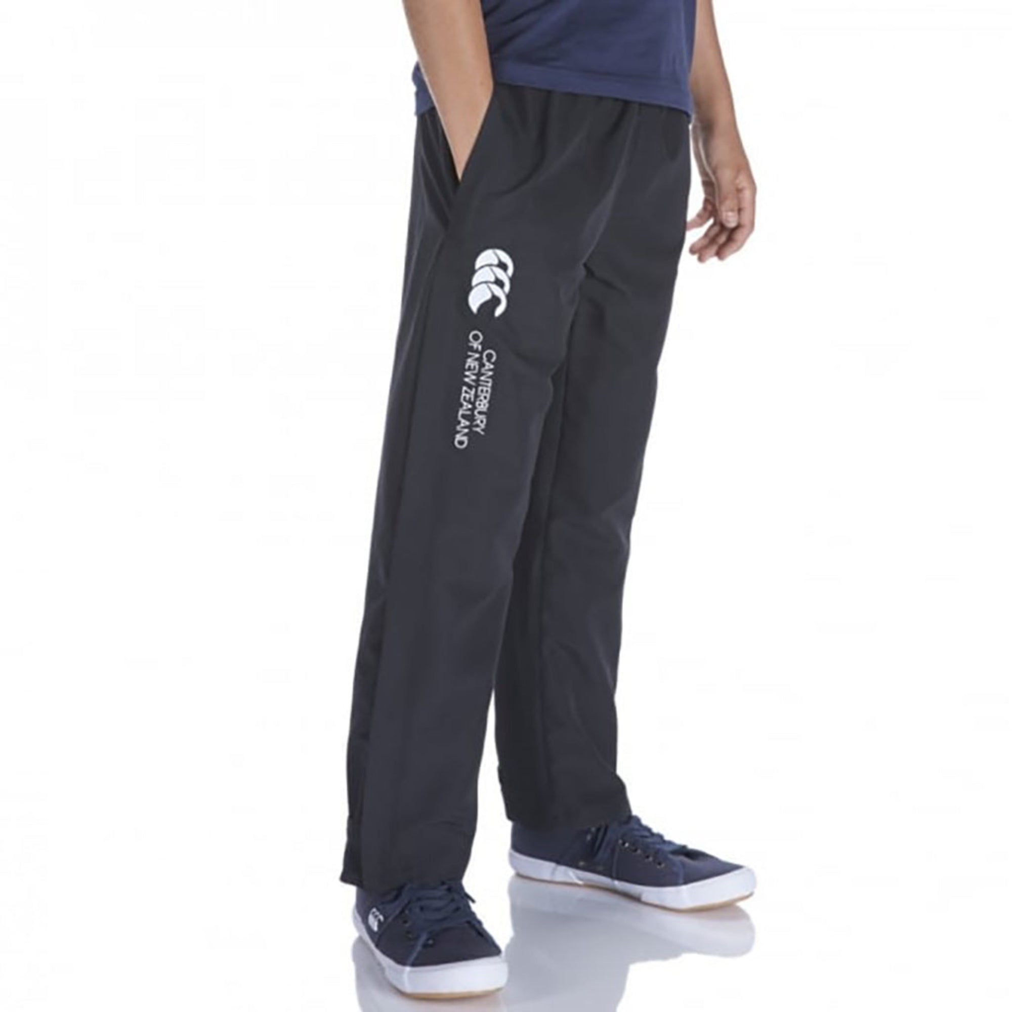 Canterbury CCC Open Hem Stadium Pants - Adult Unisex Sizing XS-4XL - Black/Navy