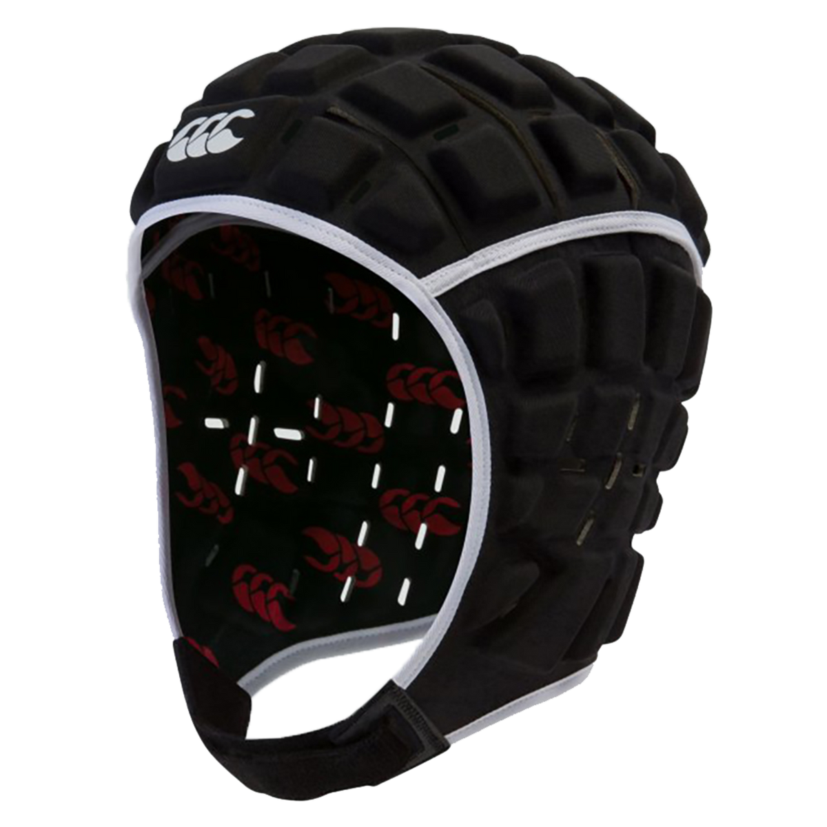 Canterbury CCC Reinforcer Rugby Headguard - Adult Unisex Sizing S-XL - Black