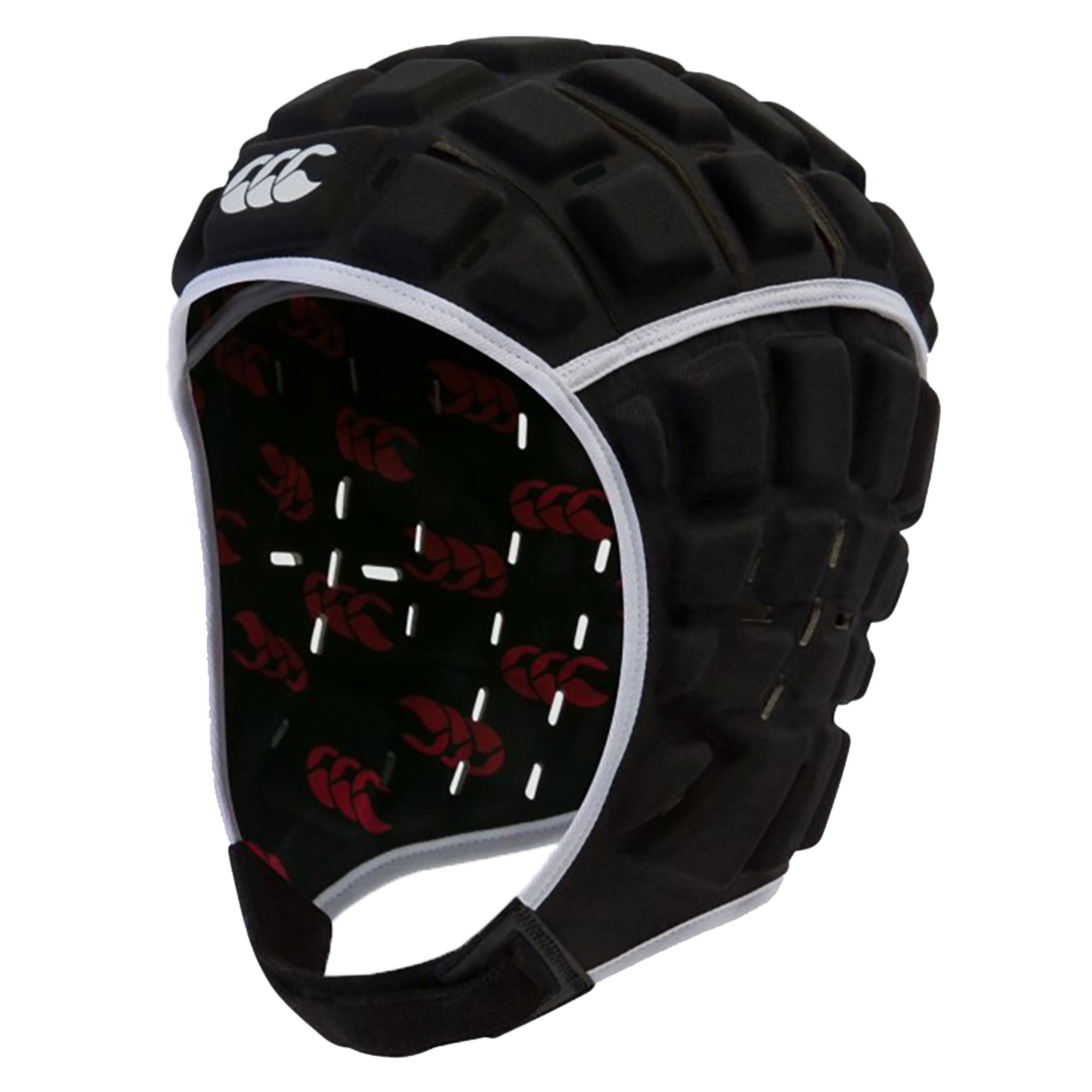 Canterbury CCC Reinforcer Rugby Headguard - Adult Unisex Sizing S-XL - Black