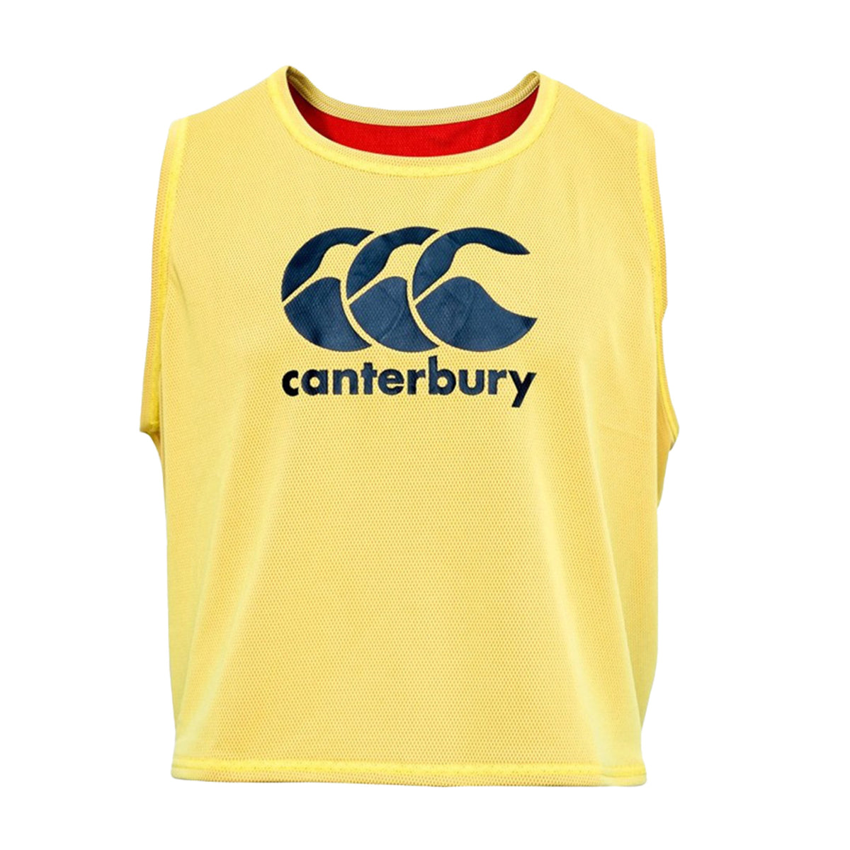 Canterbury CCC Reversible Rugby Flag Bib - Adult Unisex Sizing S-L - Yellow