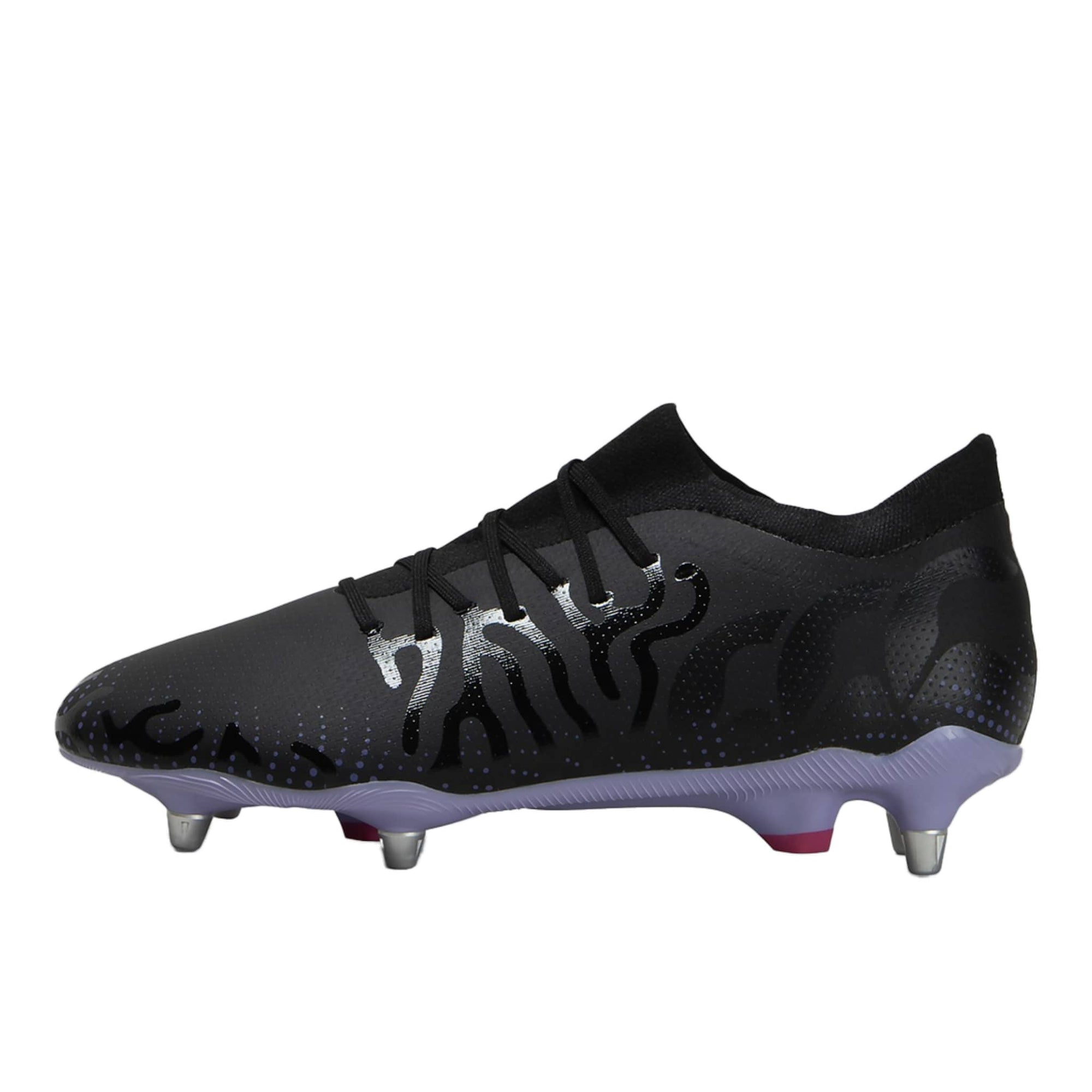 Canterbury Speed Infinite Pro SG Rugby Boots a High-Performance Durable CCC Rugby Cleat Black/Purple Available in Unisex Sizing 6-16