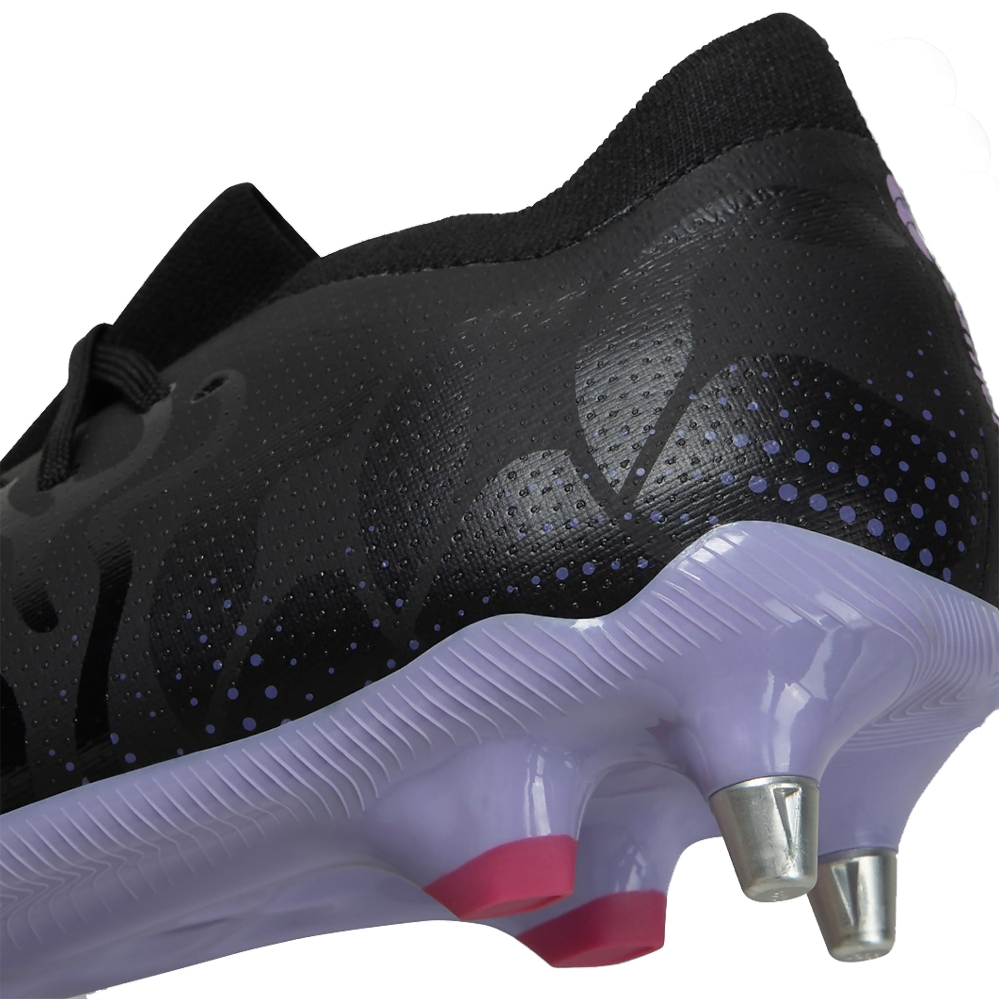 Canterbury Speed Infinite Pro SG Rugby Cleats a High-Performance Quality CCC Rugby Shoe Black/Purple Available in Unisex Sizing 6-16