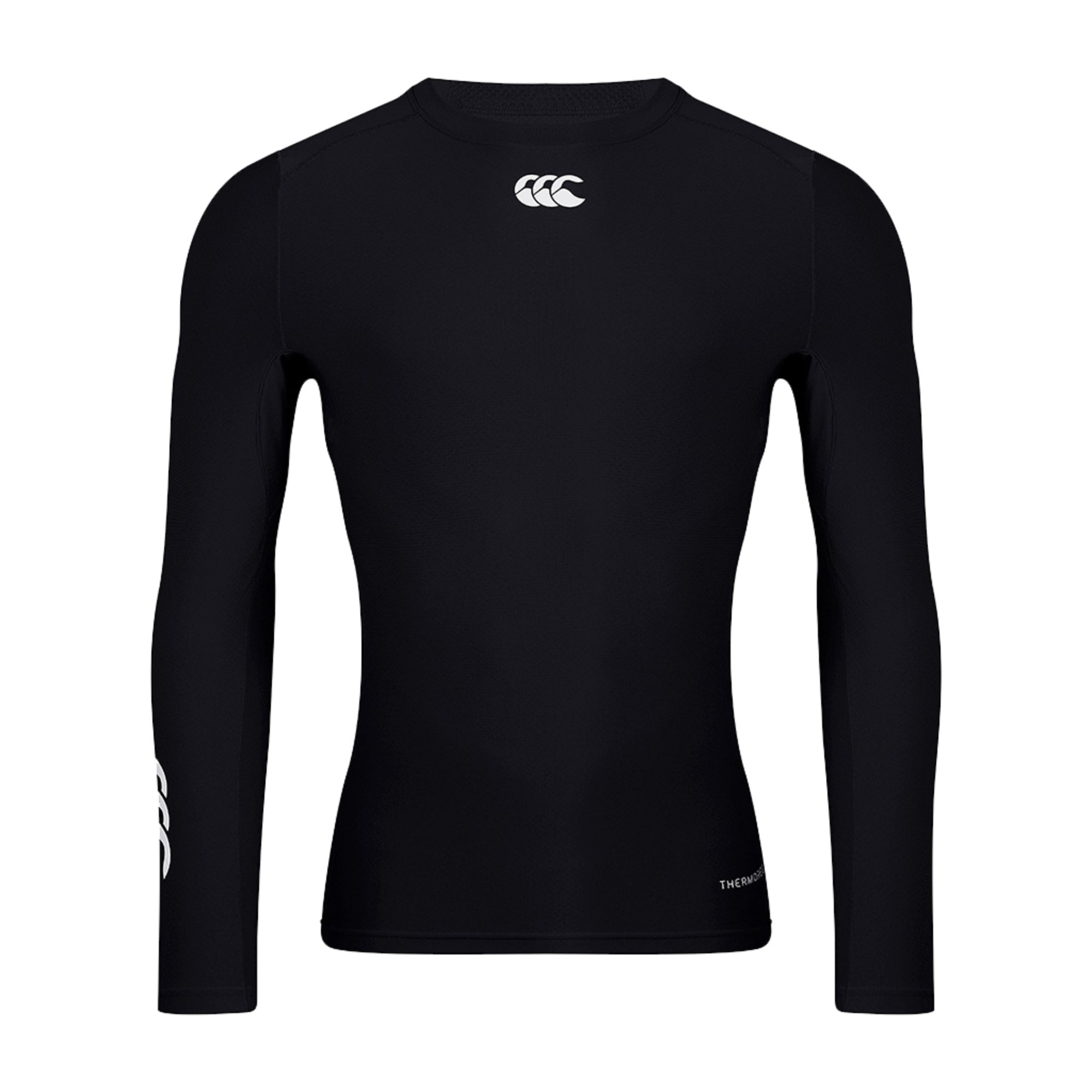 Canterbury CCC Thermoreg Long Sleeve Base Layer Top - Adult Unisex Sizing S-4XL - Black