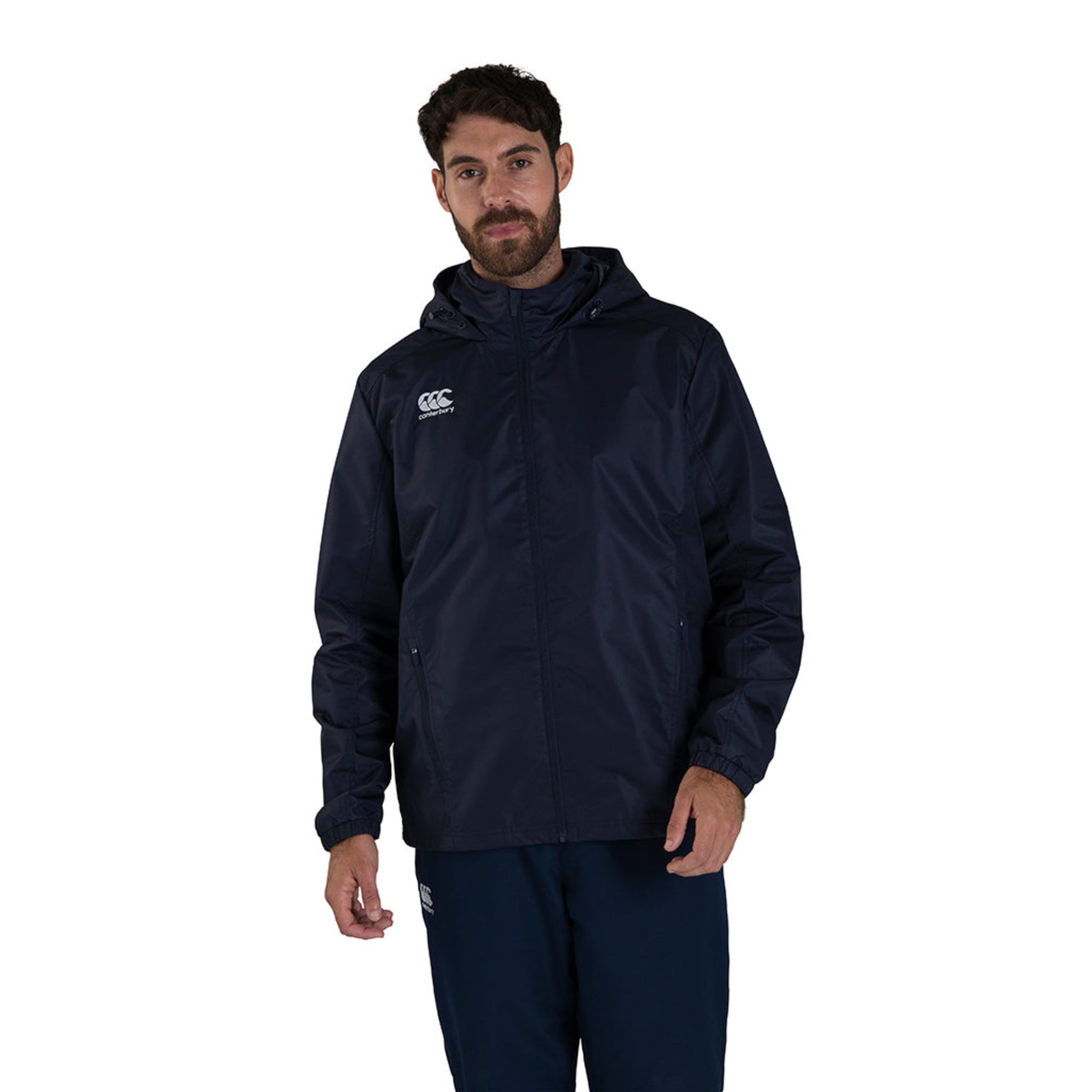 Canterbury CCC Club Vaposhield Full Zip Rain Jacket - Unisex Sizing XS-4XL - Navy/Black