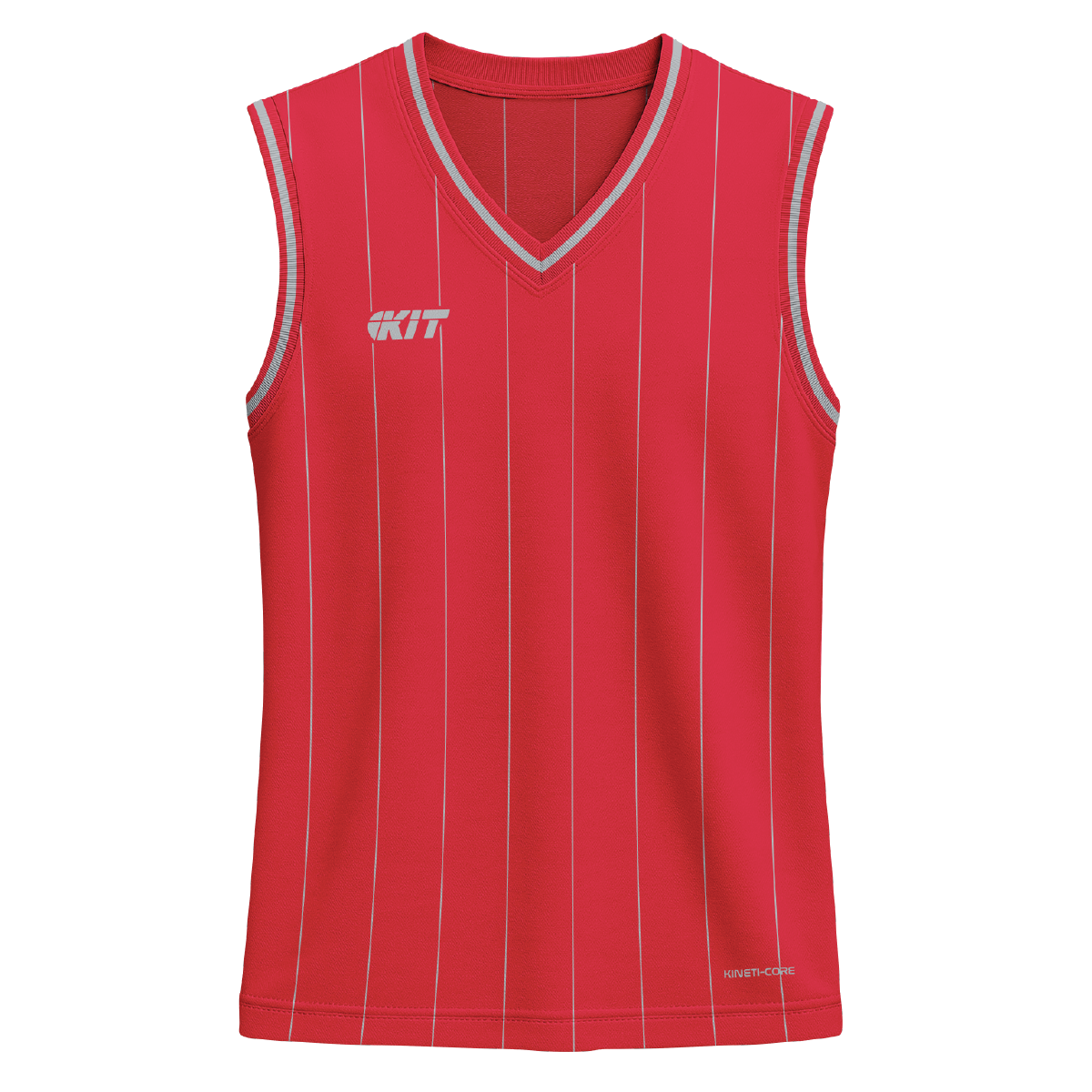 KINETI-CORE Performance Basketball Vest - Pinstripe - Adult Unisex