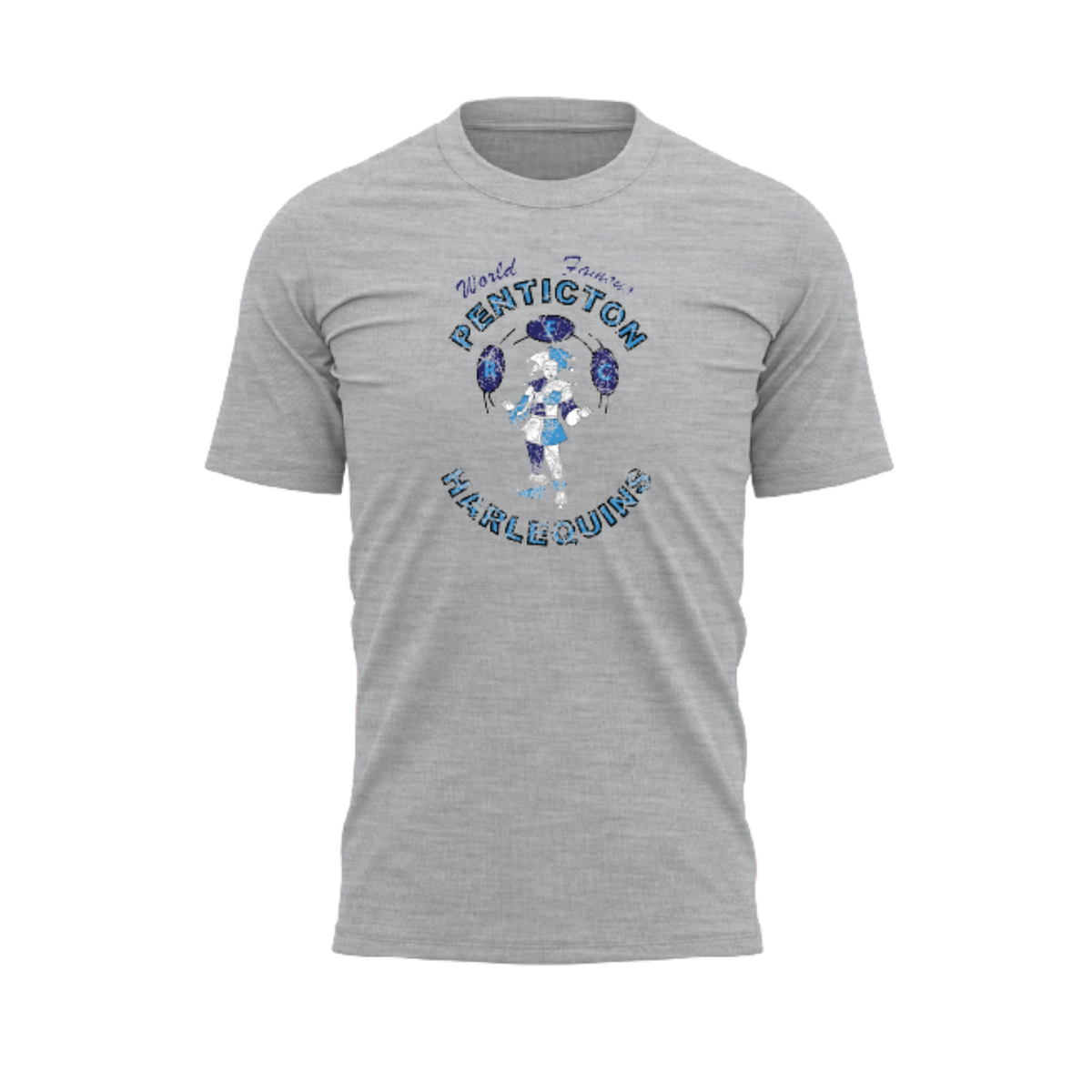 Penticton Harlequins Classic Graphic Tee - Athletic Grey - Men&#39;s/Women&#39;s/Youth