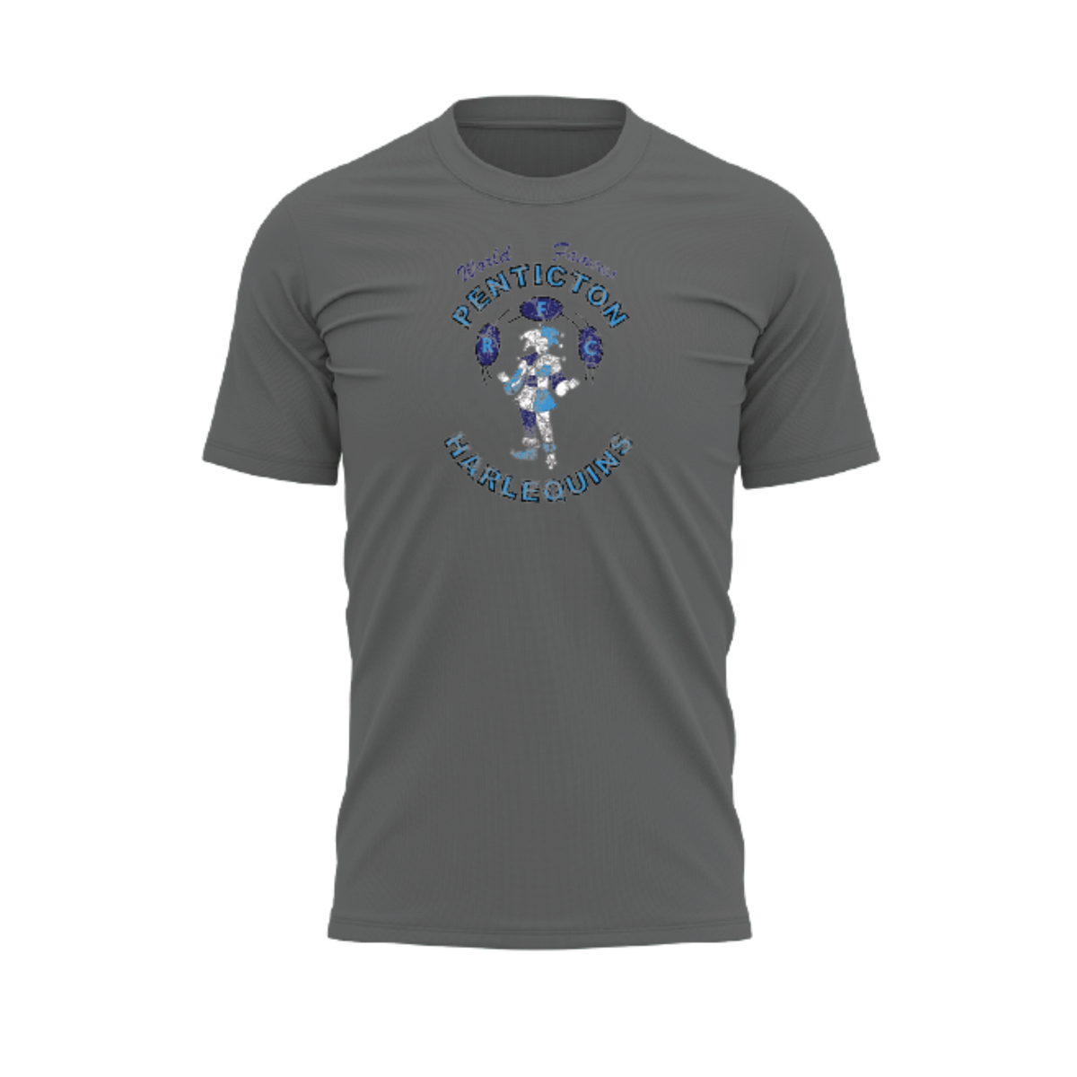 Penticton Harlequins Graphic Tee - Charcoal - Men&#39;s/Women&#39;s/Youth