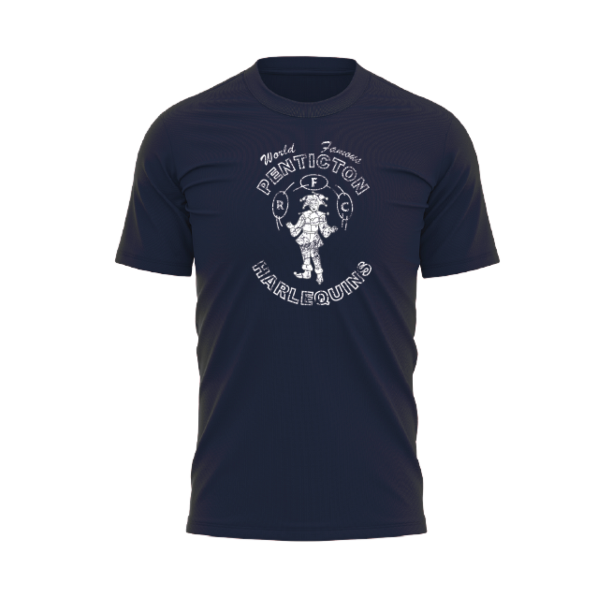 Penticton Harlequins Distressed Graphic Tee - Navy - Men&#39;s/Women&#39;s/Youth