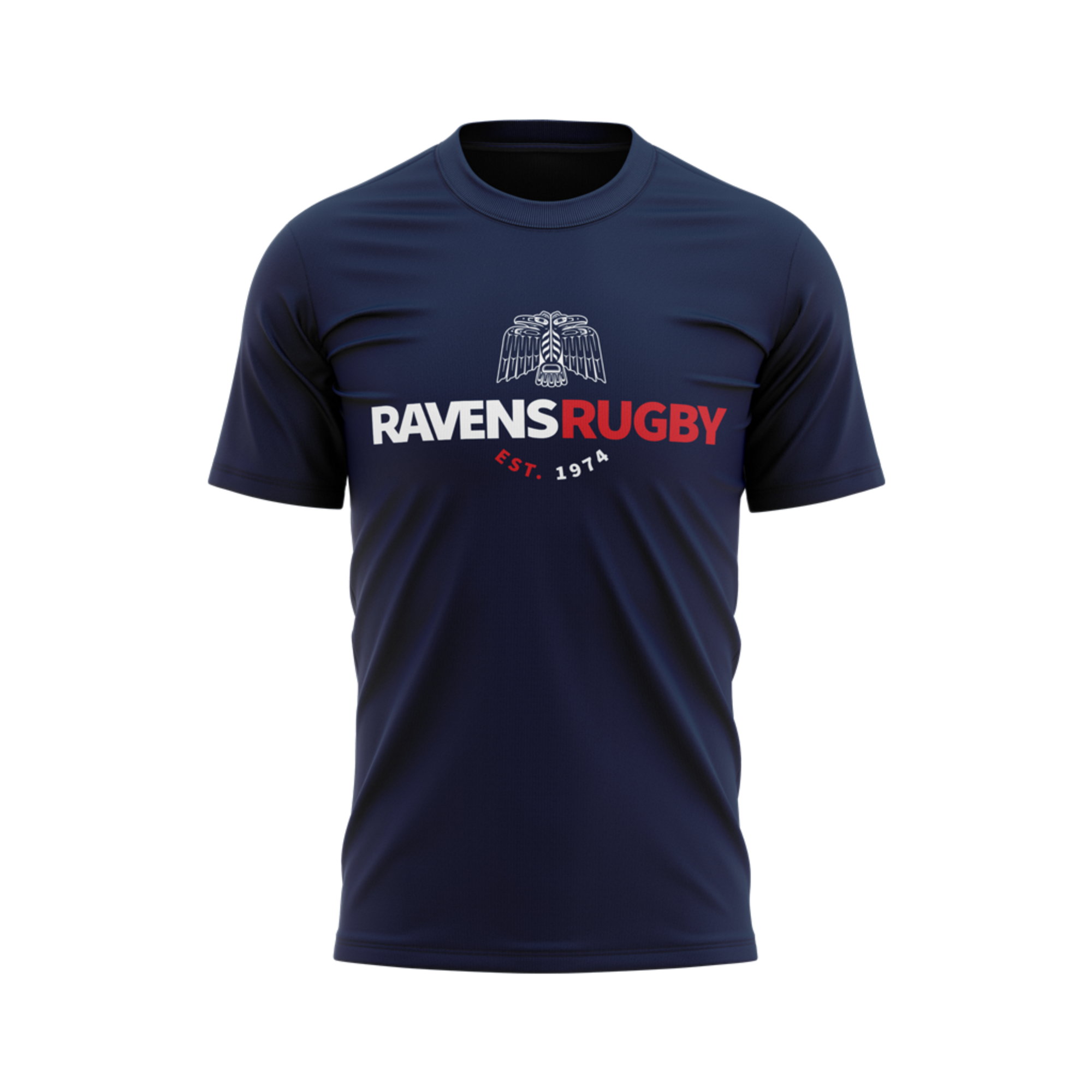 UBCOB Ravens 50th Year Anniversary Performance Polo - Adult Unisex Sizing XS-4XL - Navy/White/Red
