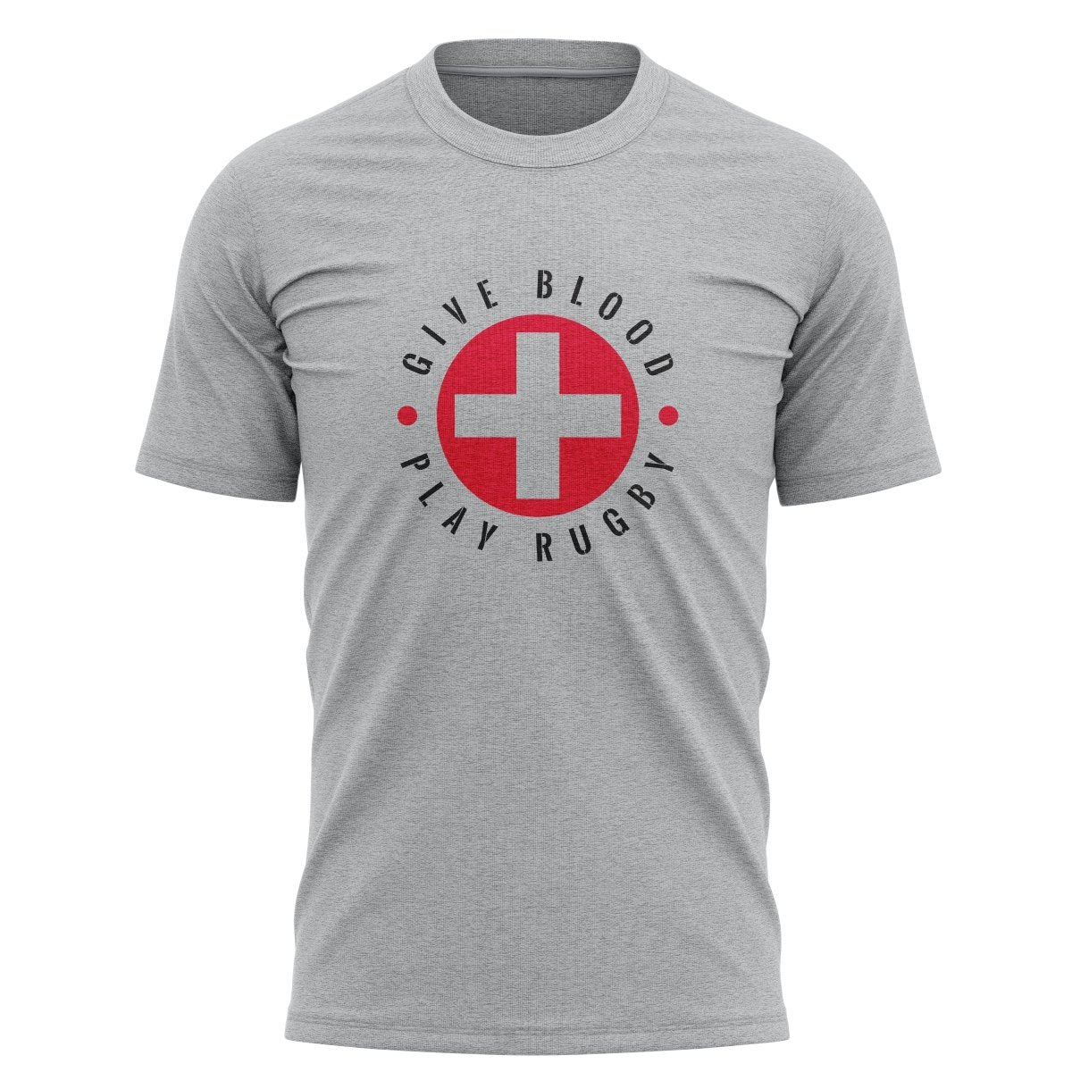 Give Blood PLAy Rugby Graphic Tee - www.therugbyshop.com www.therugbyshop.com MEN&#39;S / HEATHER GREY / S XIX Brands TEES Give Blood PLAy Rugby Graphic Tee