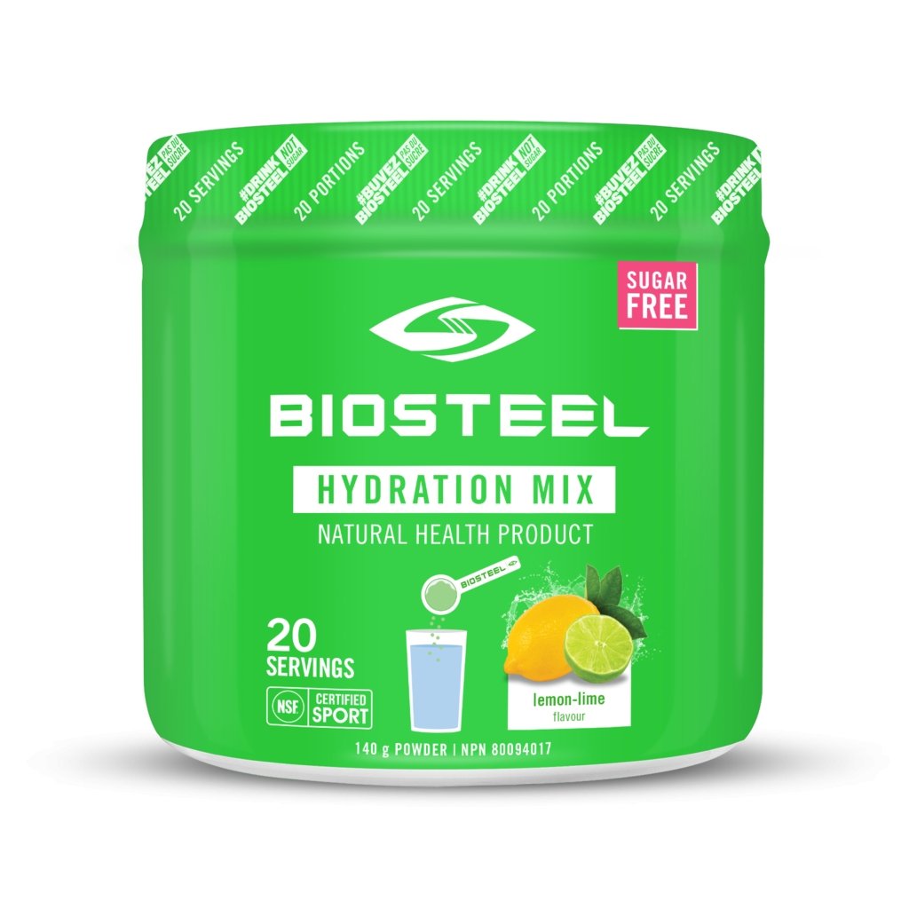 Hydration Mix - 140G, 20 Servings - The Rugby Shop The Rugby Shop LEMON-LIME BIOSTEEL NUTRITION Hydration Mix - 140G, 20 Servings