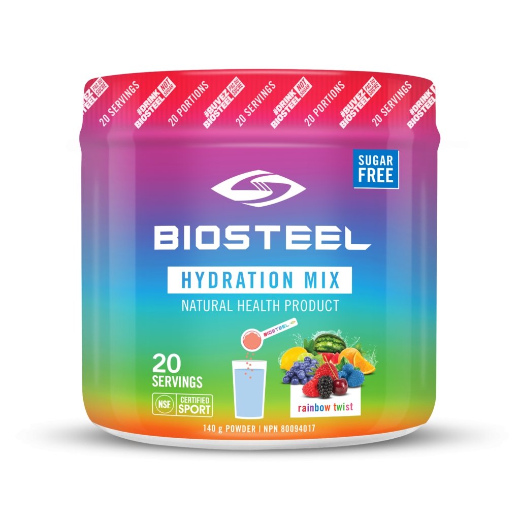Hydration Mix - 140G, 20 Servings - The Rugby Shop The Rugby Shop RAINBOW TWIST BIOSTEEL NUTRITION Hydration Mix - 140G, 20 Servings