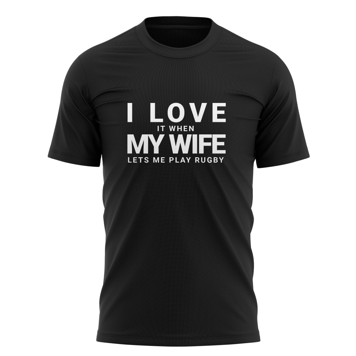 I Love My Wife Graphic Tee - www.therugbyshop.com www.therugbyshop.com MEN'S / BLACK / S SANMAR TEES I Love My Wife Graphic Tee