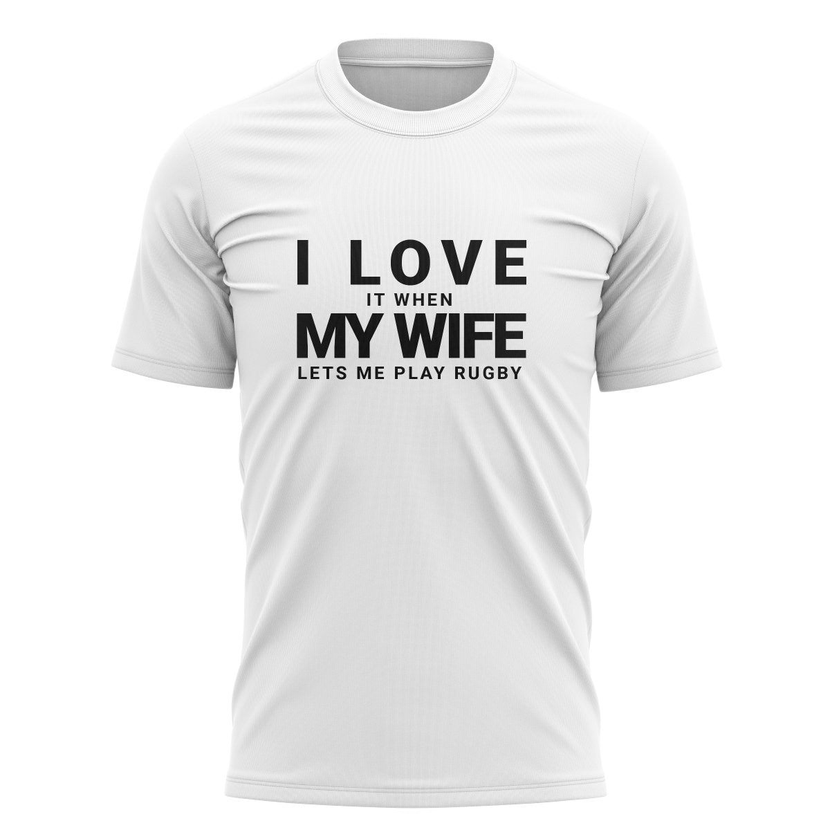 I Love My Wife Graphic Tee - www.therugbyshop.com www.therugbyshop.com MEN'S / WHITE / S SANMAR TEES I Love My Wife Graphic Tee