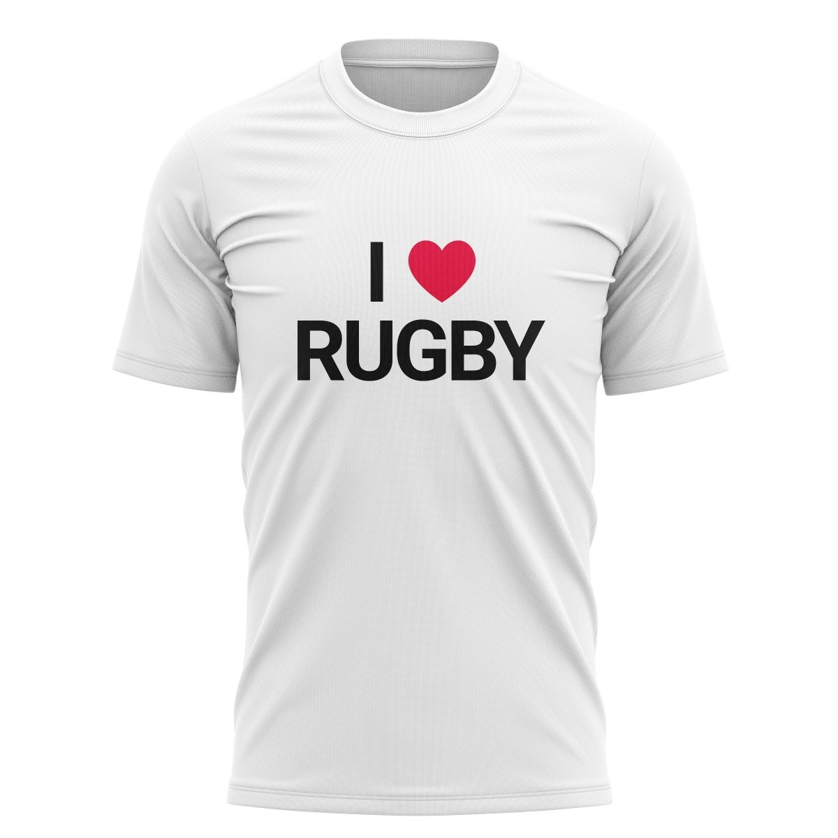 I Love Rugby Graphic Tee - www.therugbyshop.com www.therugbyshop.com MEN'S / WHITE / S SANMAR TEES I Love Rugby Graphic Tee
