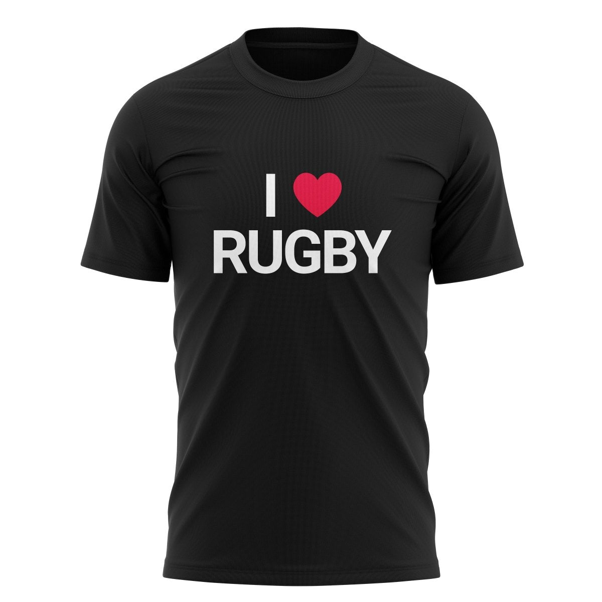 I Love Rugby Graphic Tee - www.therugbyshop.com www.therugbyshop.com MEN'S / BLACK / S SANMAR TEES I Love Rugby Graphic Tee