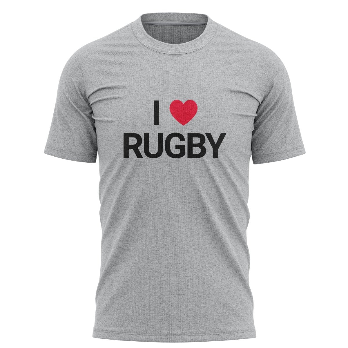 I Love Rugby Graphic Tee - www.therugbyshop.com www.therugbyshop.com MEN&#39;S / HEATHER GREY / S SANMAR TEES I Love Rugby Graphic Tee
