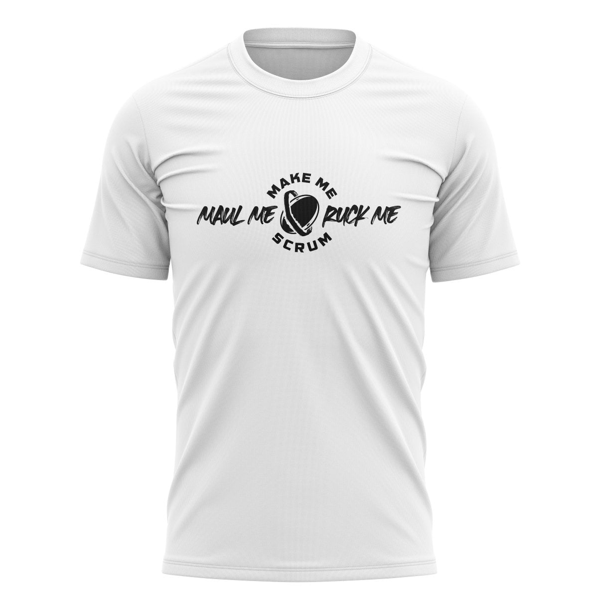 Make Me Scrum Graphic Tee - www.therugbyshop.com www.therugbyshop.com MEN'S / WHITE / S XIX Brands TEES Make Me Scrum Graphic Tee