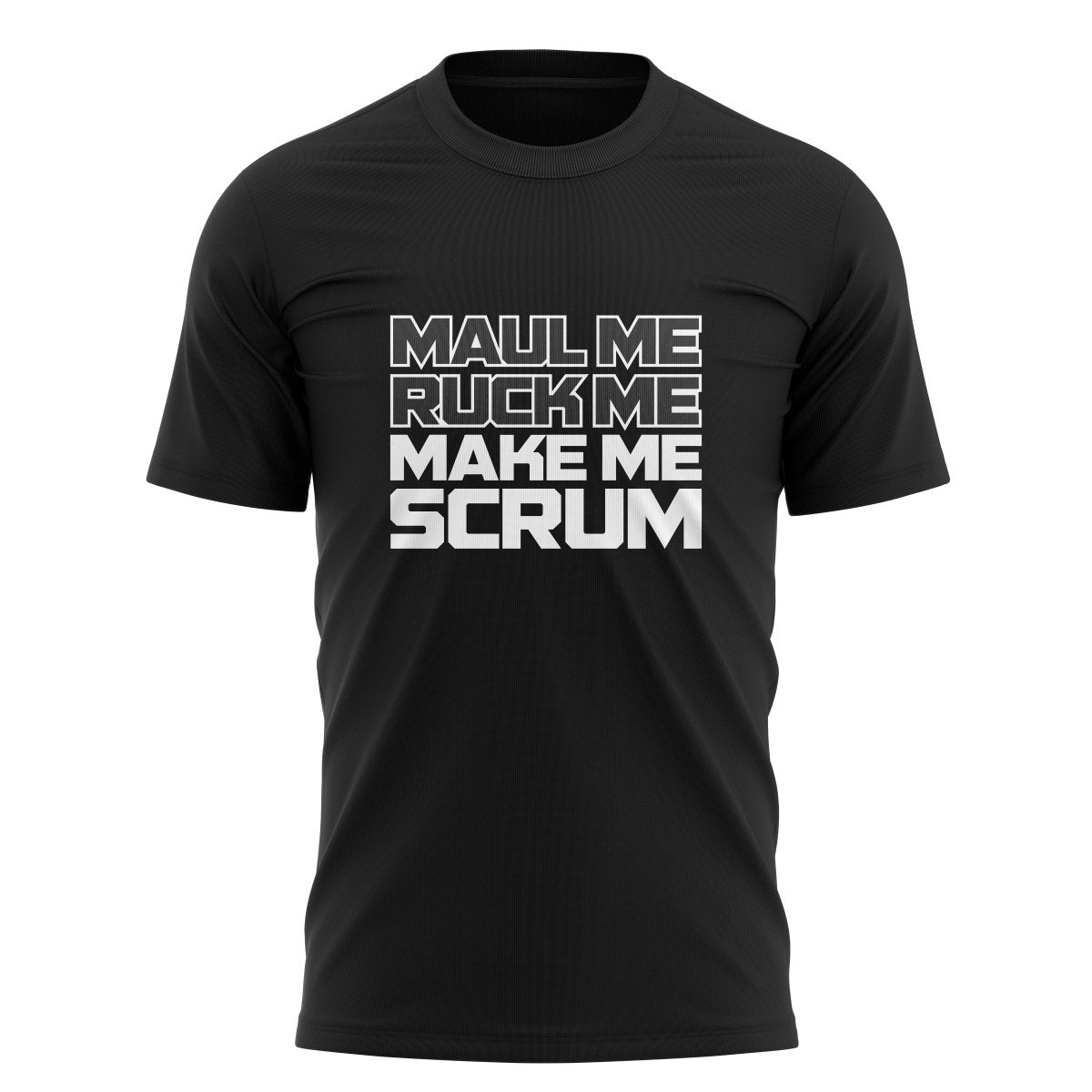 Maul Me Ruck Me Graphic Tee - www.therugbyshop.com www.therugbyshop.com MEN'S / BLACK / S XIX Brands TEES Maul Me Ruck Me Graphic Tee
