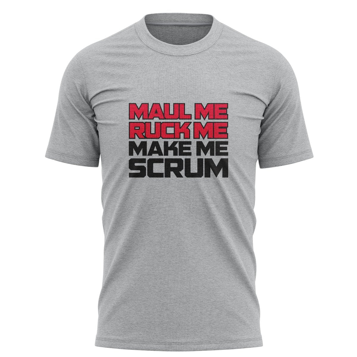 Maul Me Ruck Me Graphic Tee - www.therugbyshop.com www.therugbyshop.com MEN'S / HEATHER GREY / S XIX Brands TEES Maul Me Ruck Me Graphic Tee