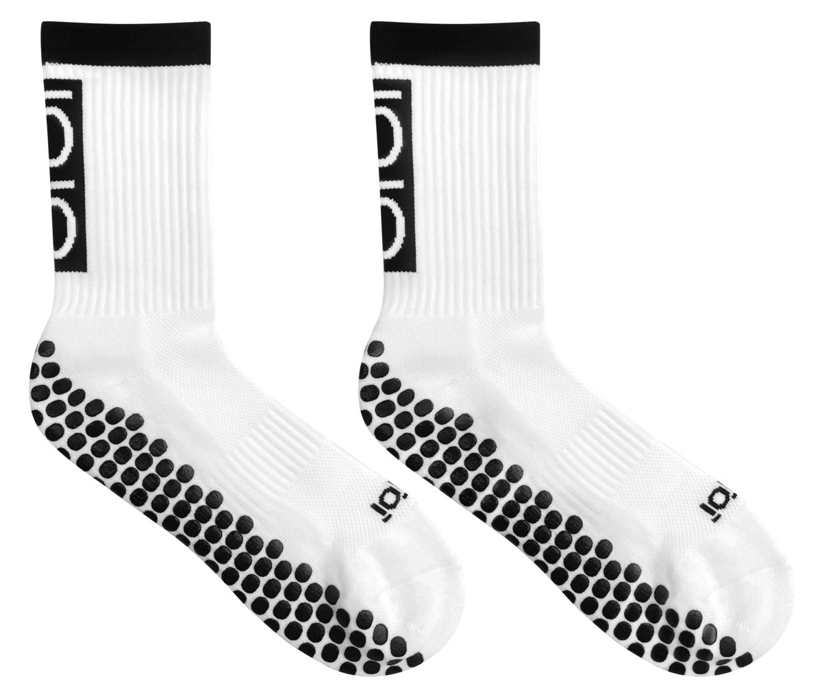 Oioi - Cushion Grip Sock - www.therugbyshop.com www.therugbyshop.com ADULT UNISEX / White / S XIX Brands Oioi - Cushion Grip Sock