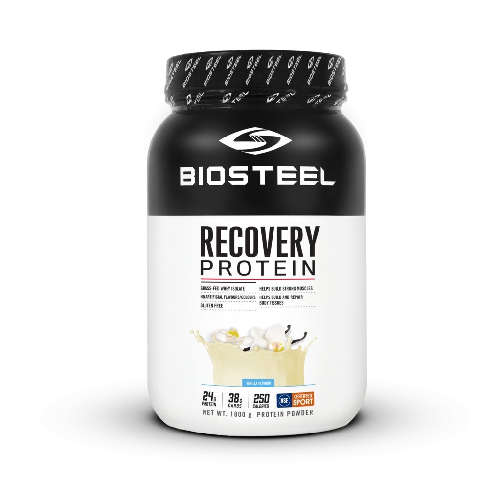 Recovery Protein - 1800G, 25 Servings - www.therugbyshop.com www.therugbyshop.com VANILLA BIOSTEEL NUTRITION Recovery Protein - 1800G, 25 Servings