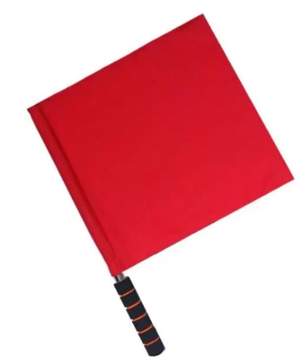 Referee Flag - Stainless Steel Handle With Soft Grip - www.therugbyshop.com www.therugbyshop.com NA / RED / O/S 3RD PARTY ACCESSORIES Referee Flag - Stainless Steel Handle With Soft Grip