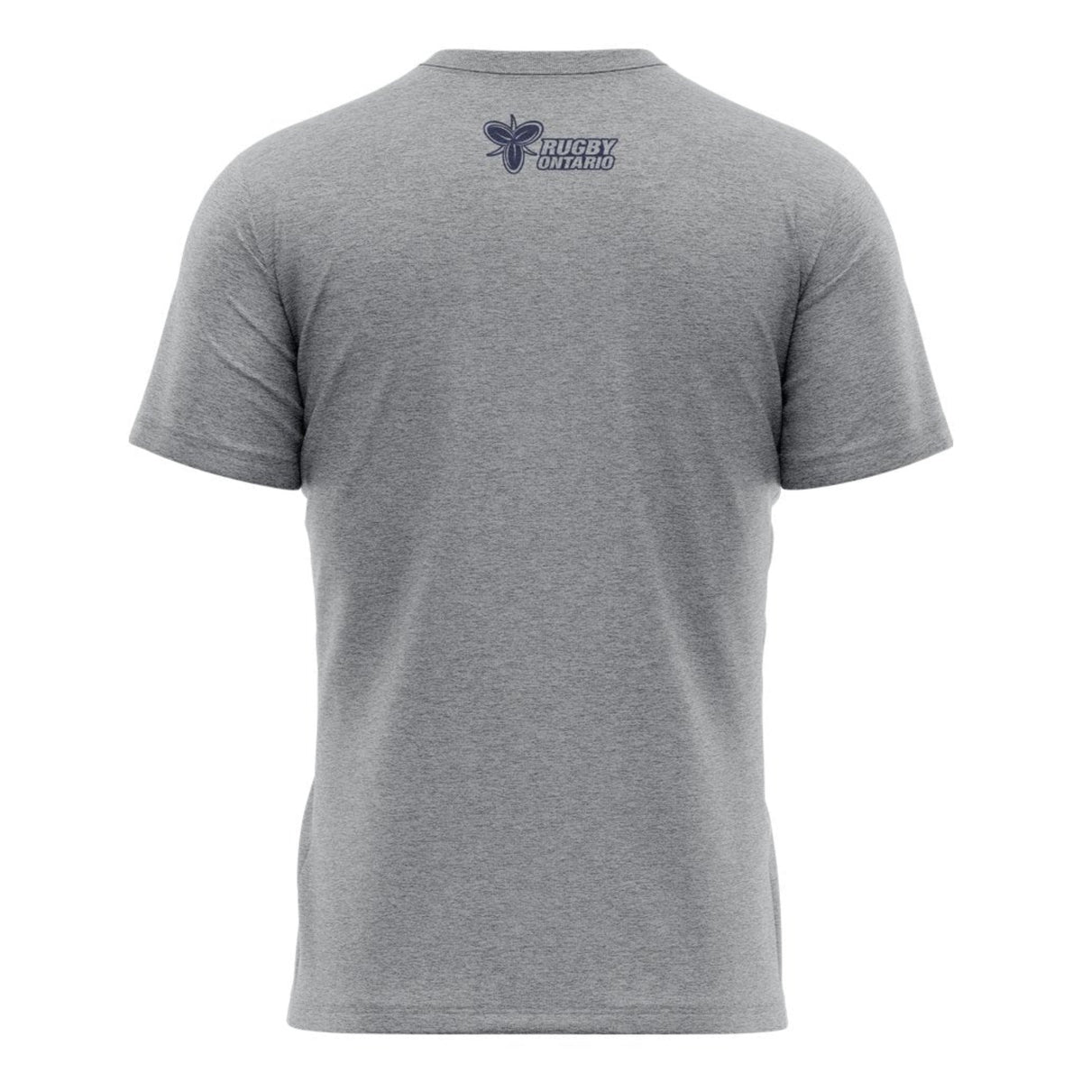 Rugby Ontario &quot;Distress&quot; Tee - Back - Men&#39;s Sizing XS-4XL - Athletic Grey