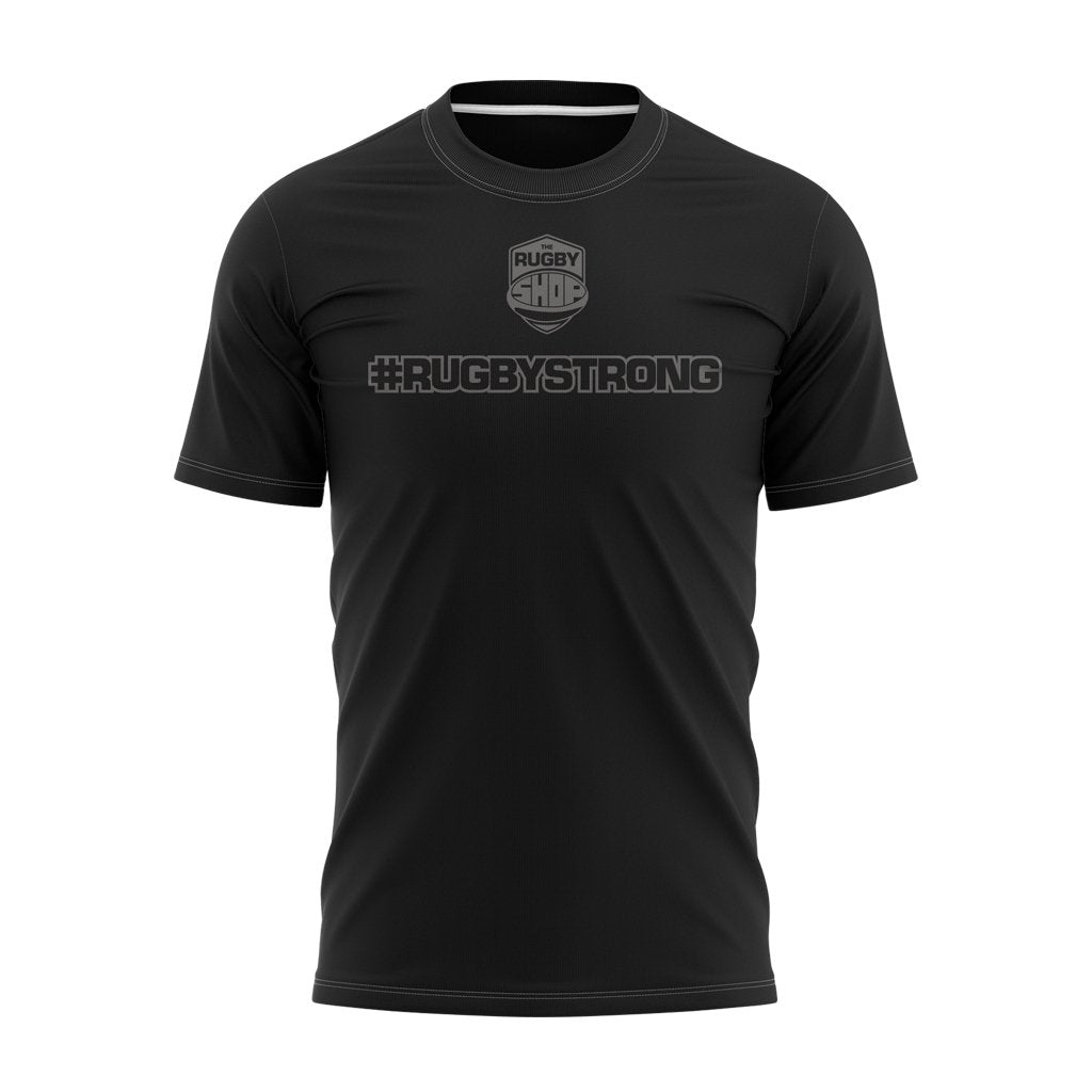 RUGBYSTRONG Printed Tee - Men's/Women's - www.therugbyshop.com www.therugbyshop.com MEN'S / BLACK / S SANMAR TEES RUGBYSTRONG Printed Tee - Men's/Women's
