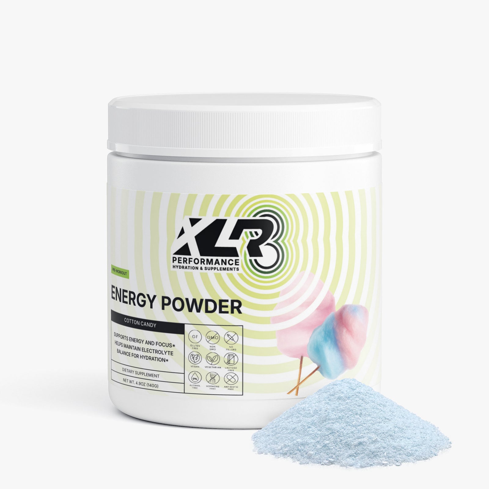 XLR8 Energy Powder (Cotton Candy)