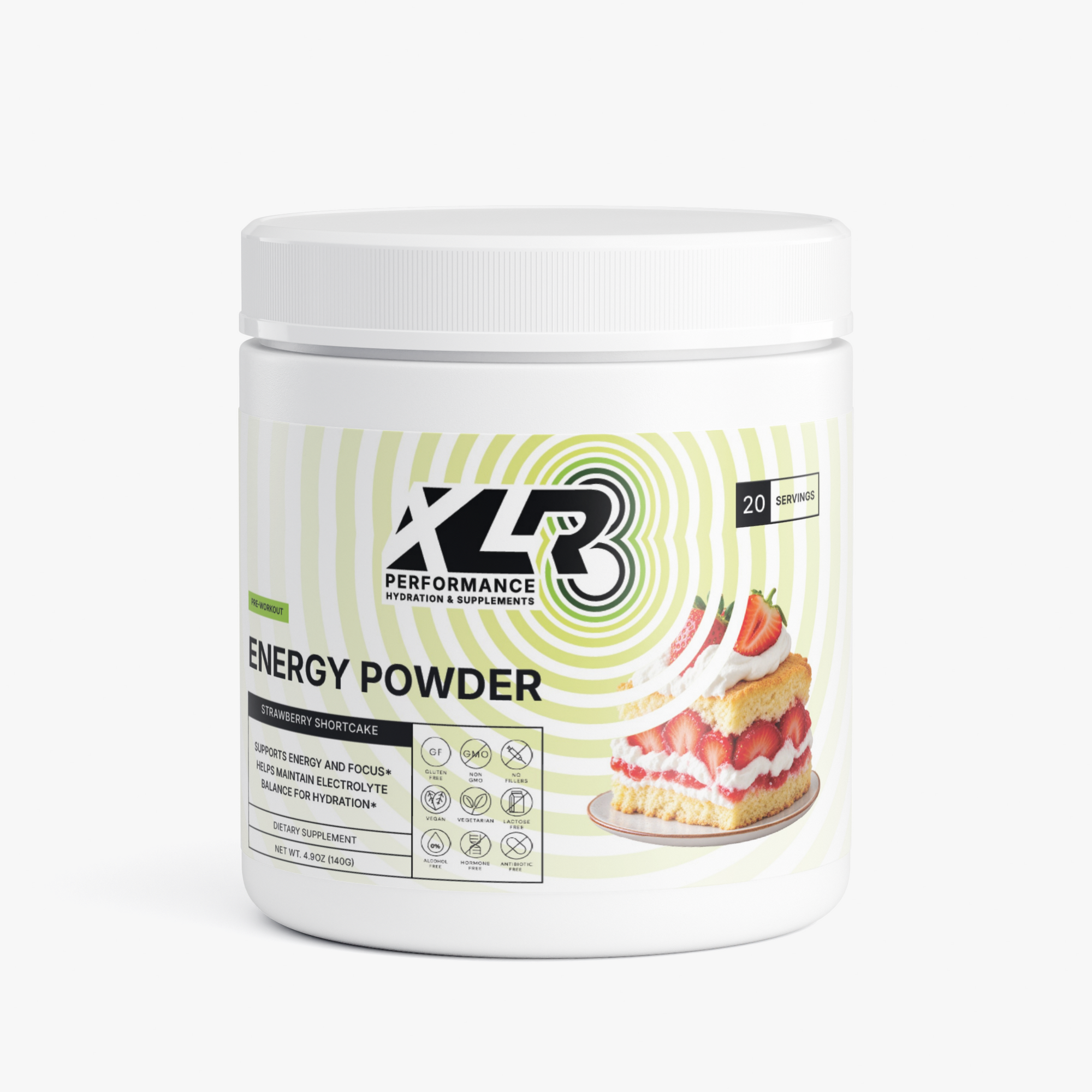 XLR8 Energy Powder (Strawberry Shortcake)