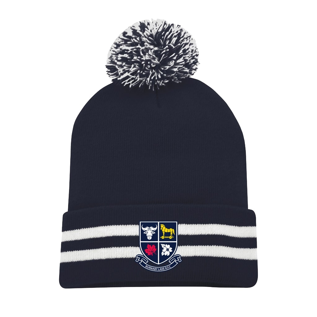 Burnaby Lake Pom Pom Toque - Unisex - Navy