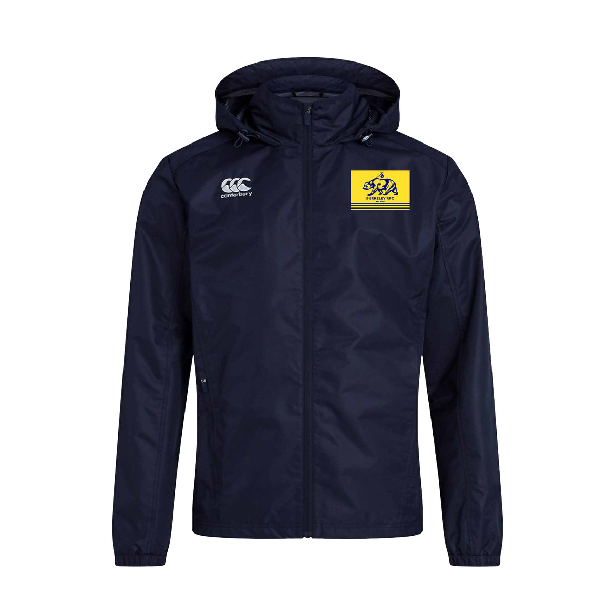 Berkeley RFC Canterbury Club Vaposhield Full Zip Rain Jacket - Unisex - Navy