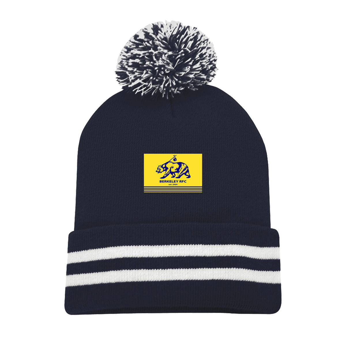 Berkeley RFC Pom Pom Toque - Adult Unisex - Navy