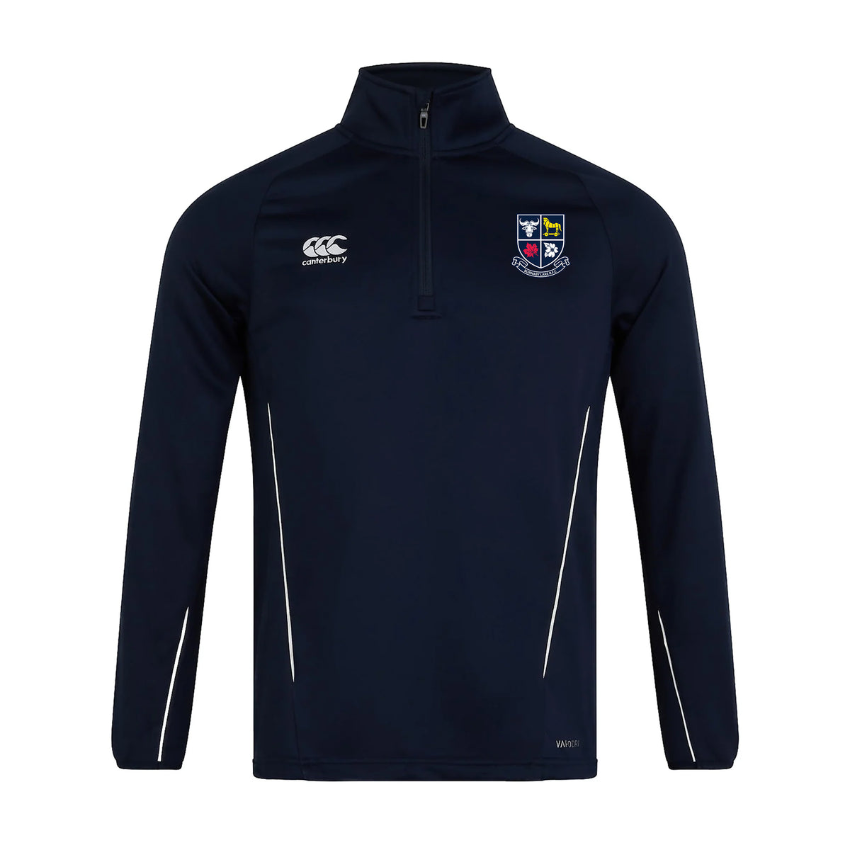 Burnaby Lake Logo Canterbury Club 14 Zip Mid Layer Training Top - Adult Unisex - Navy