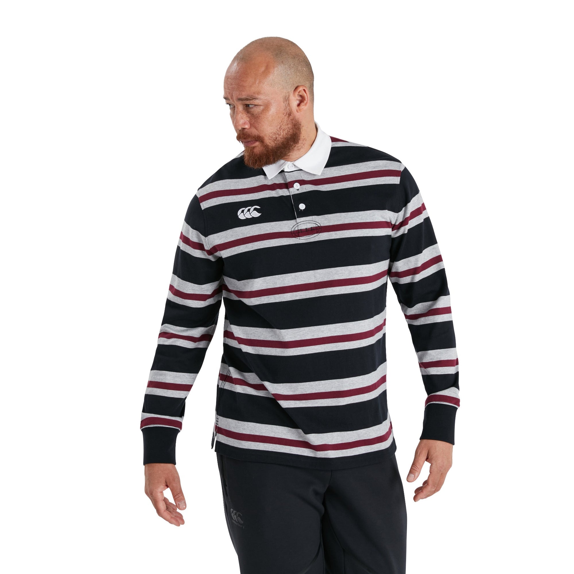 Long-Sleeve Rugby Polo for Men - Old Navy Philippines