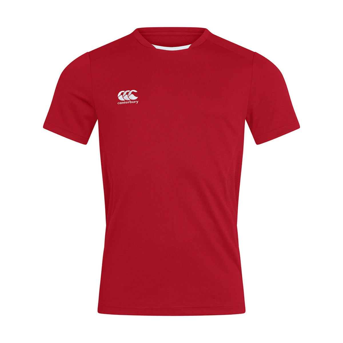 Canterbury CCC Club Dry T-Shirt - Men&#39;s/Women&#39;s/Youth - Red