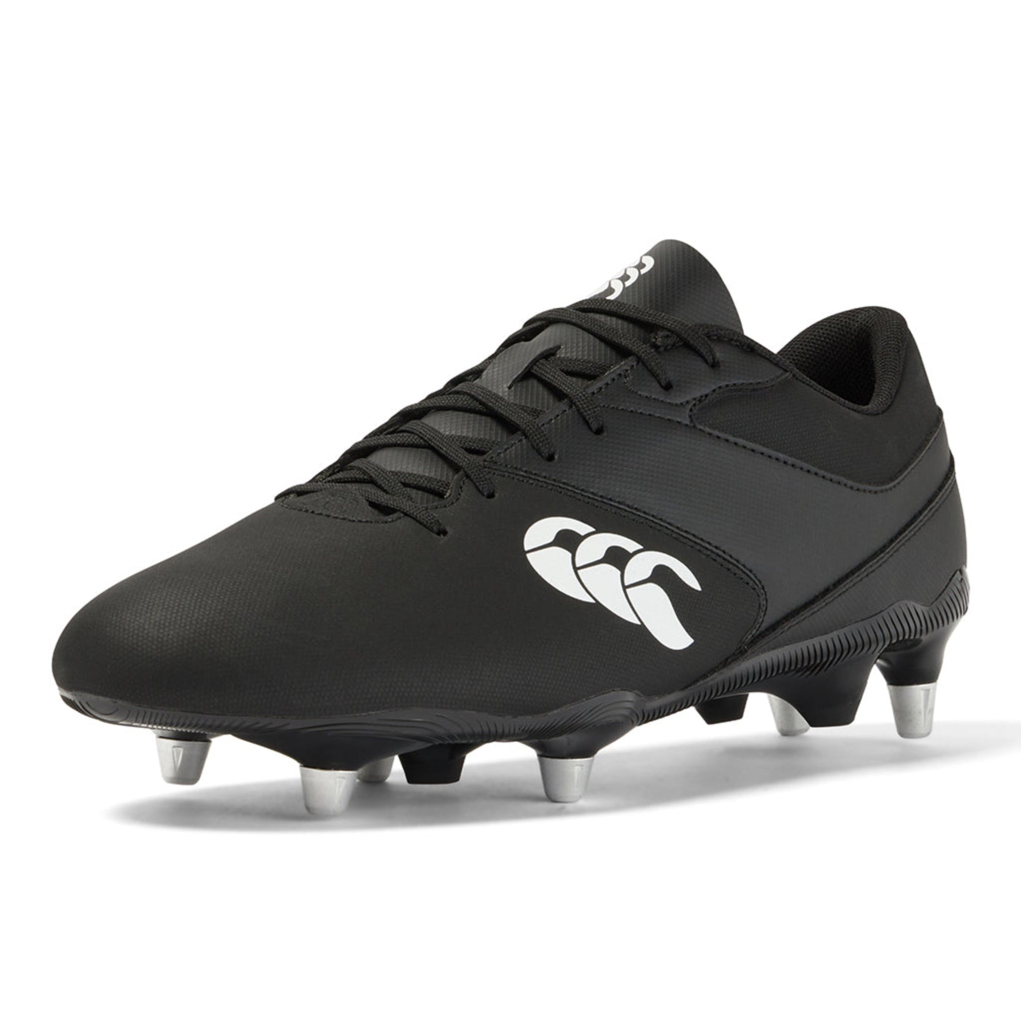 Canterbury Phoenix Raze SG Cleats a High-Performance Durable CCC Rugby Boot Black/White Available in Unisex Sizing 6-16
