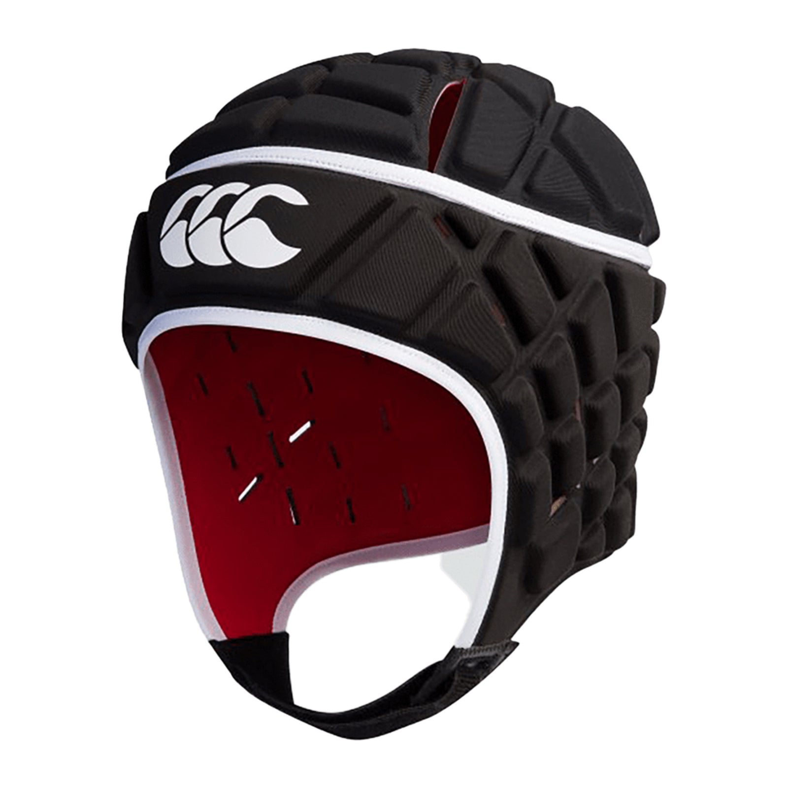 Canterbury CCC Raze Headguard - Adult Unisex Sizing M-XL -Black/Red