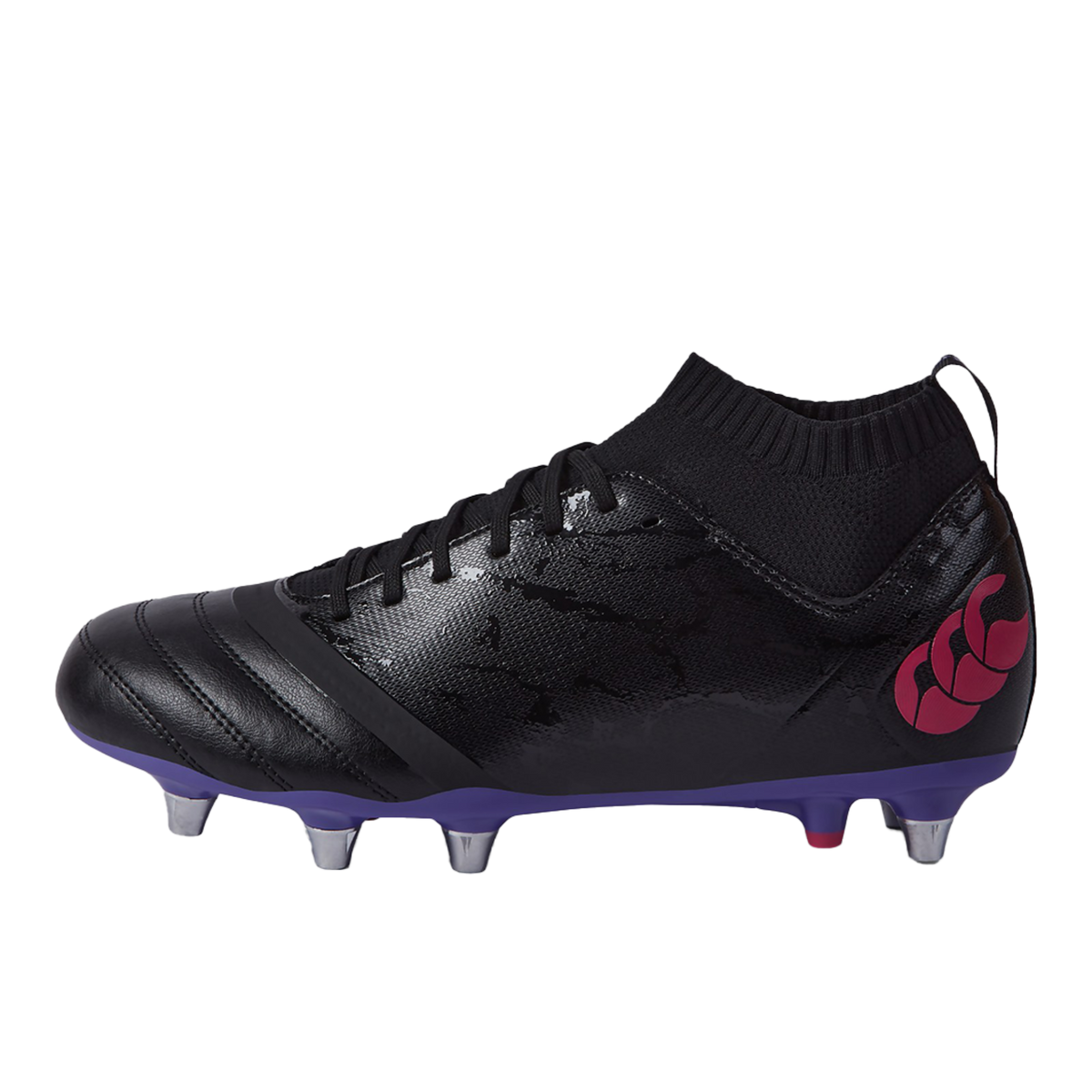 Canterbury Stampede Pro SG Rugby Boots Adult Unisex Black Purple The Rugby Shop North America