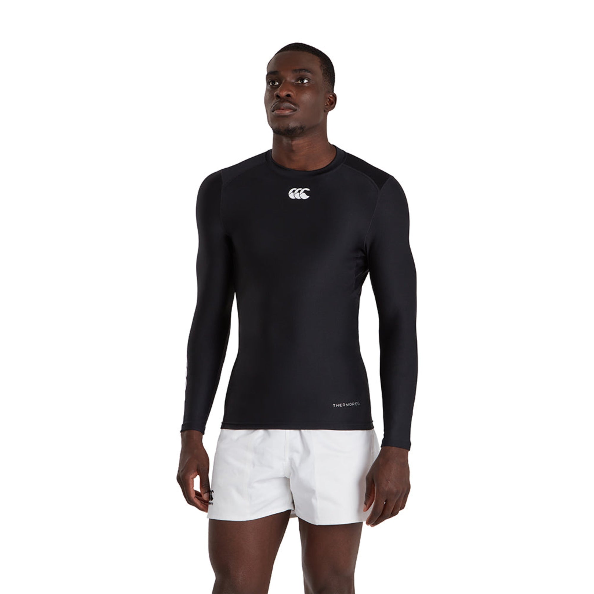 Canterbury CCC Thermoreg Long Sleeve Top - Adult Unisex Sizing S-4XL - Black
