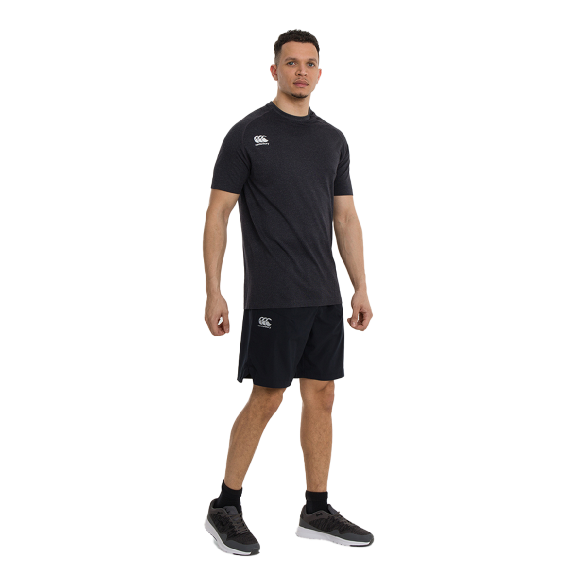 Canterbury CCC Woven Gym Shorts - Adult Unisex Sizing XS-4XL - Black/Navy
