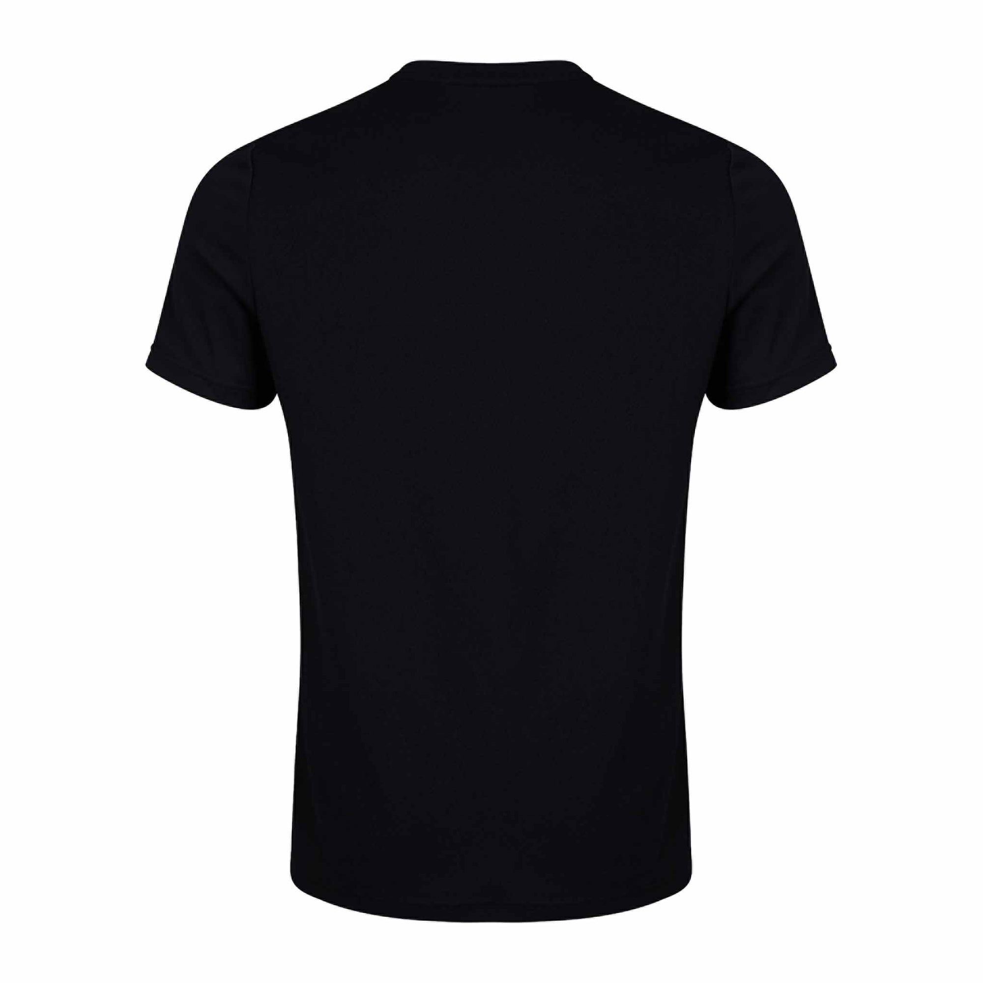 Canterbury Club Dry Tee Black with Gamecock Rugby Logo on left chest