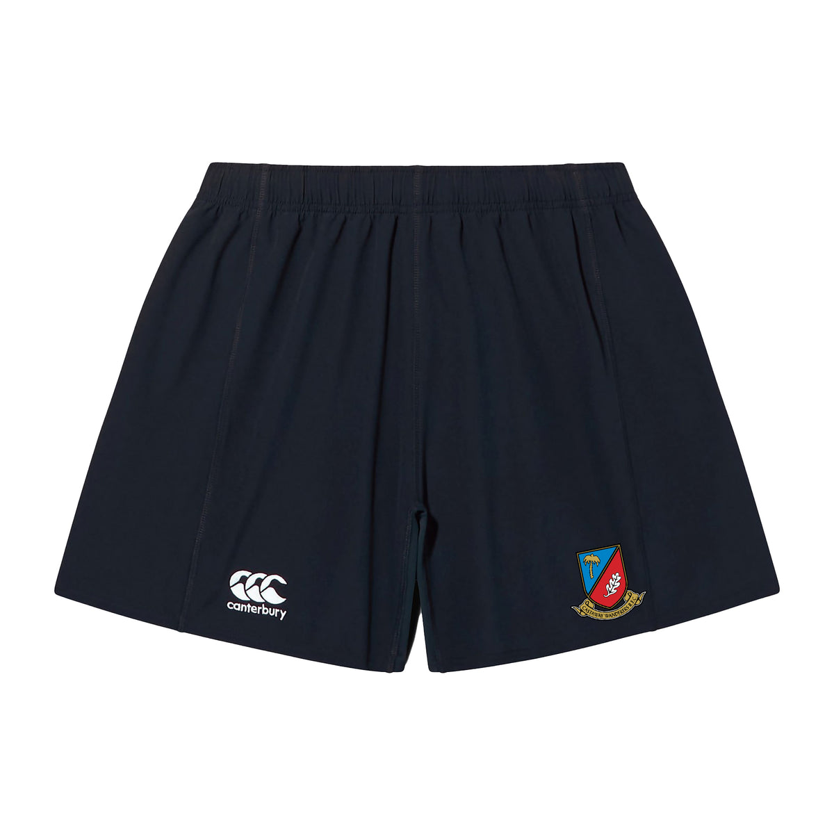 Castaway Wanderers R.F.C. Canterbury Yokohama Short - Black - Regular Fit - Men&#39;s