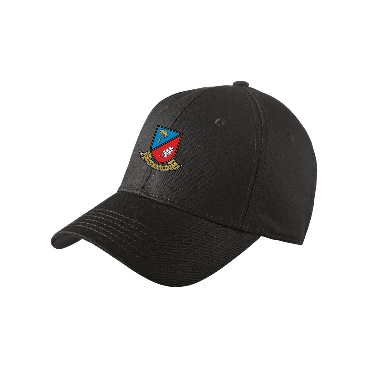 Castaway Wanderers R.F.C. Flexfit Cap - Adult Unisex - Black