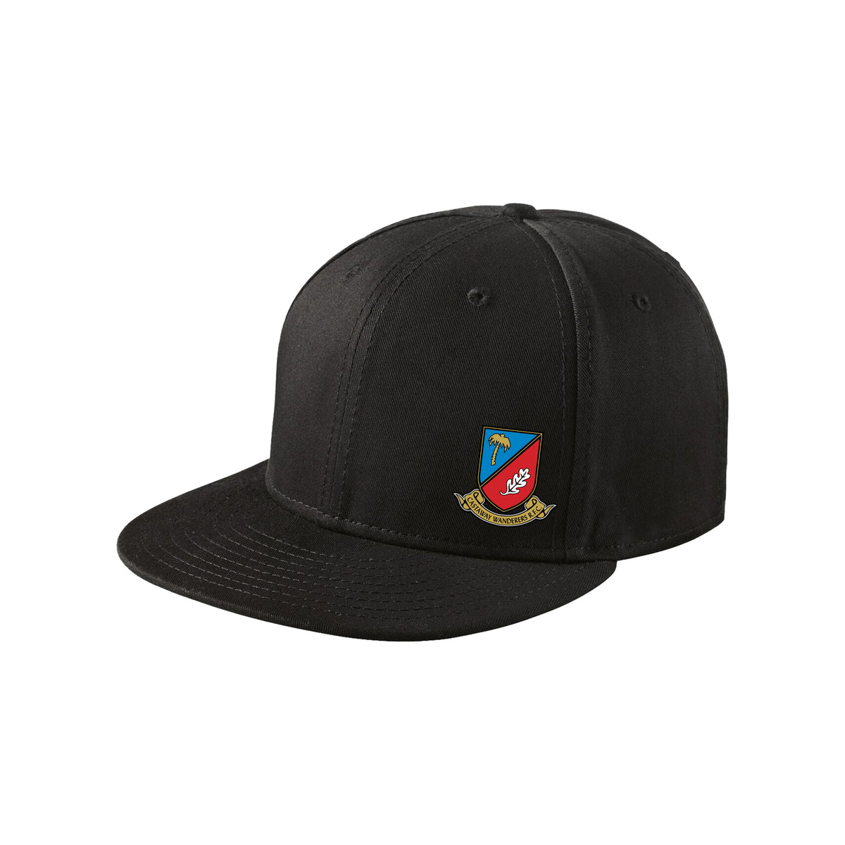 Castaway Wanderers R.F.C. New Era Flatbrim Snapback Cap - Black